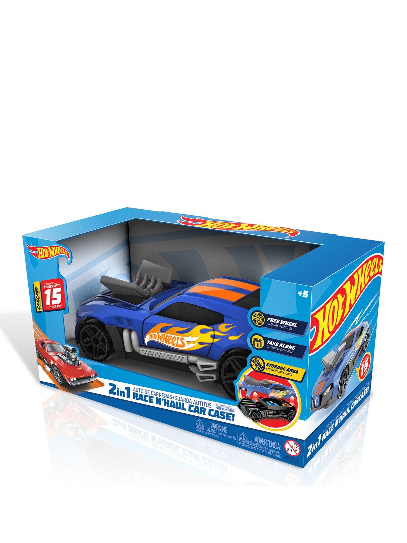 Hot Wheels 2 in 1 Race N Haul Storage Case - Blue