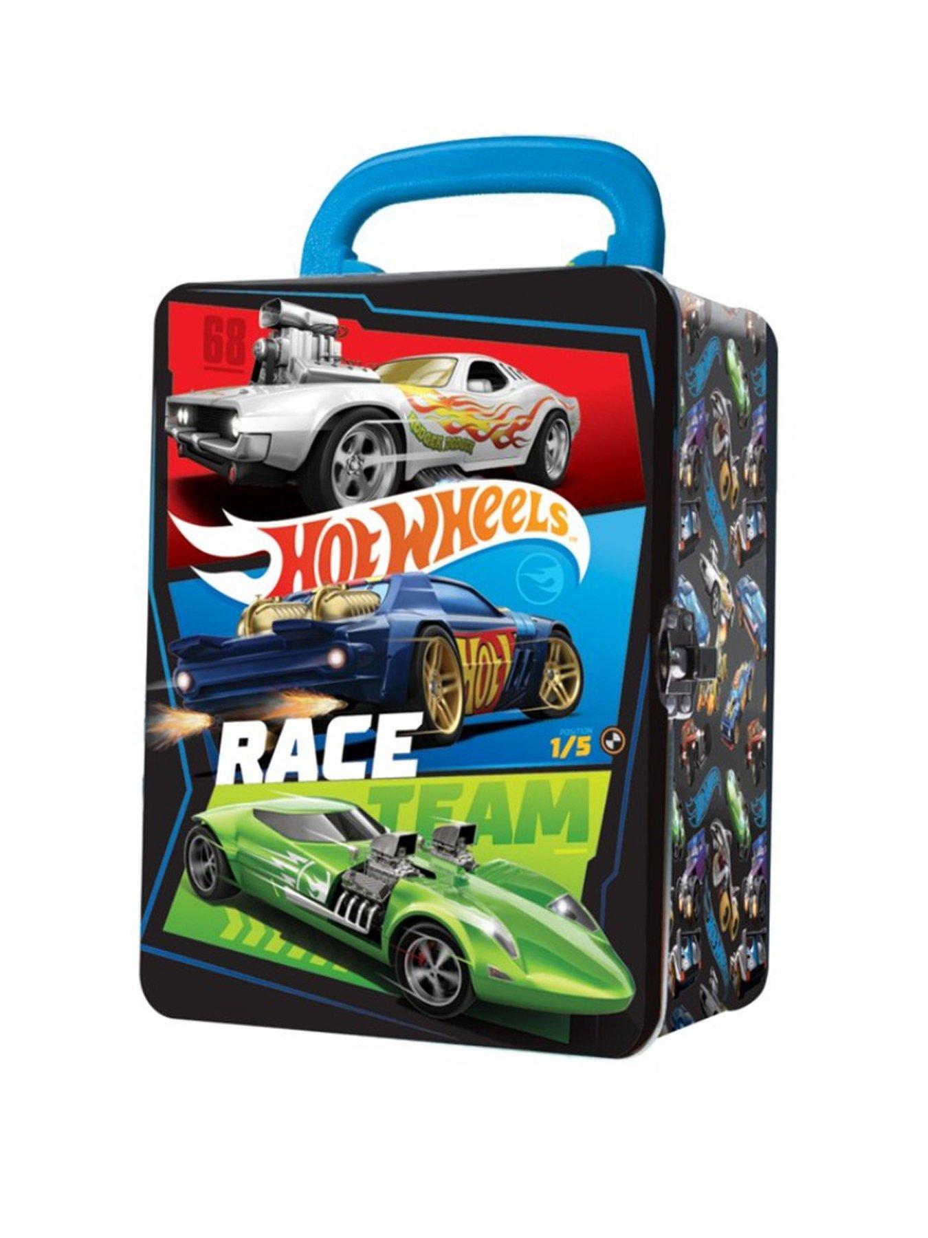 Hot Wheels Tin Car Storage Case - Black