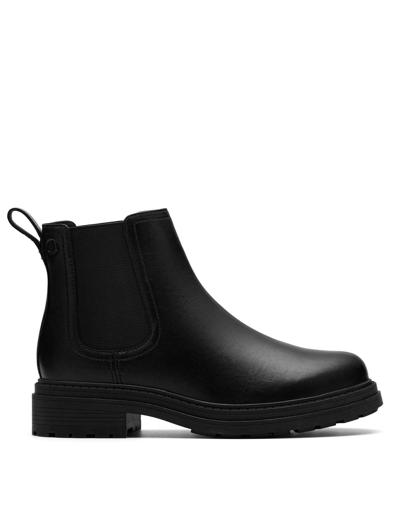 Clarks Wide Fit Orinoco3 Lane Boot - Black