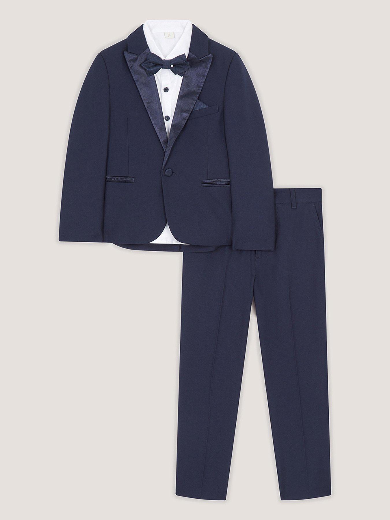 Image 2 of 4 of Monsoon Boys Luca Tuxedo Suit - Navy
