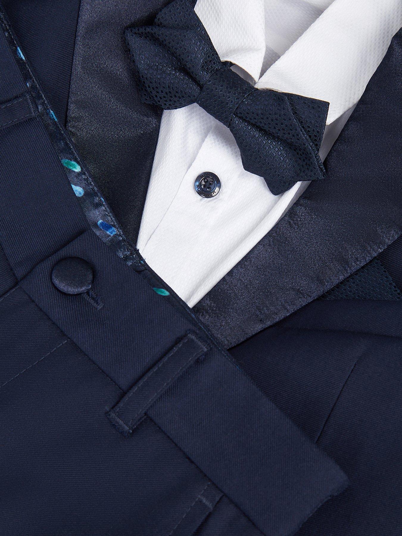 Image 4 of 4 of Monsoon Boys Luca Tuxedo Suit - Navy