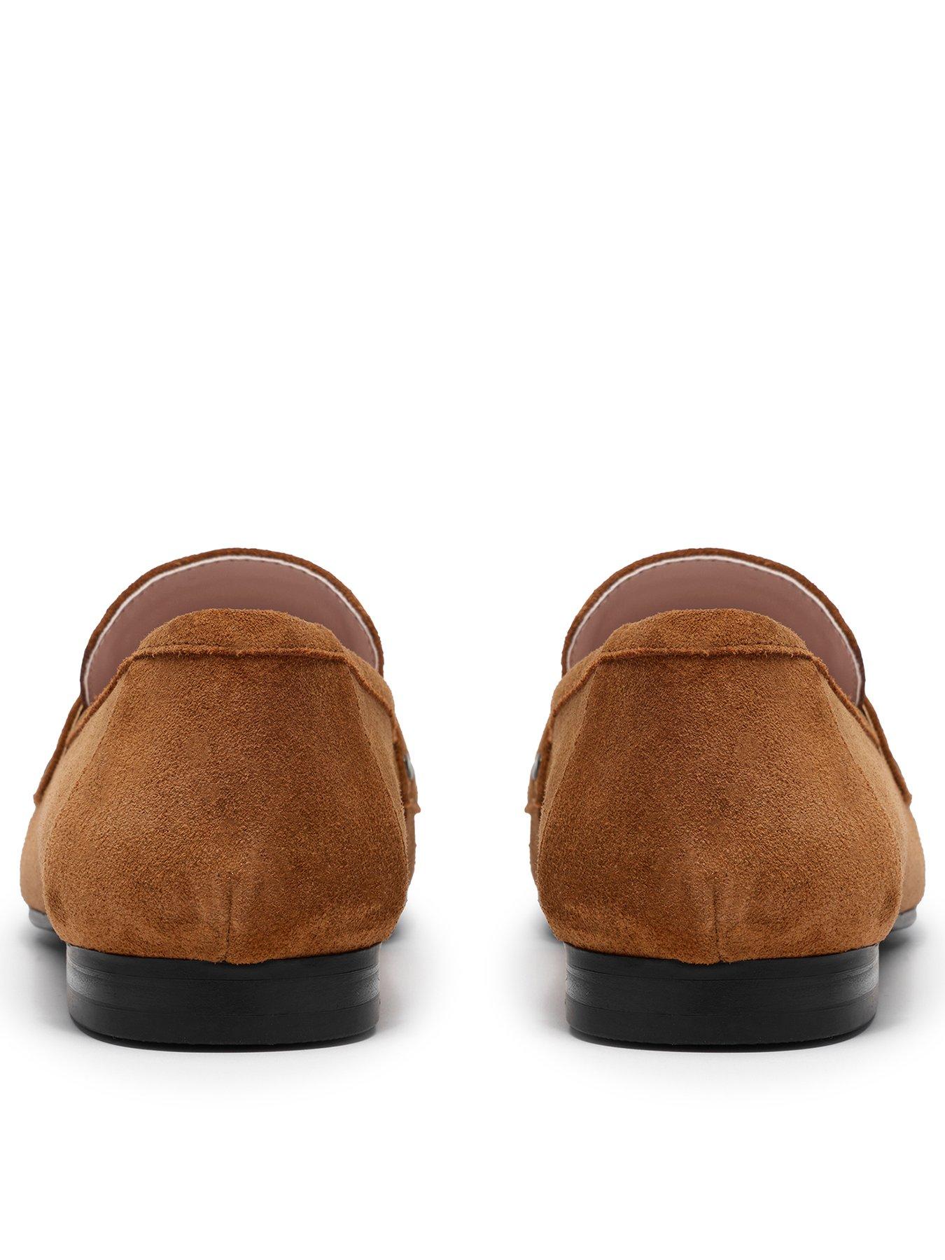 Image 3 of 6 of Clarks Tamna Strap Suede Loafer - Tan