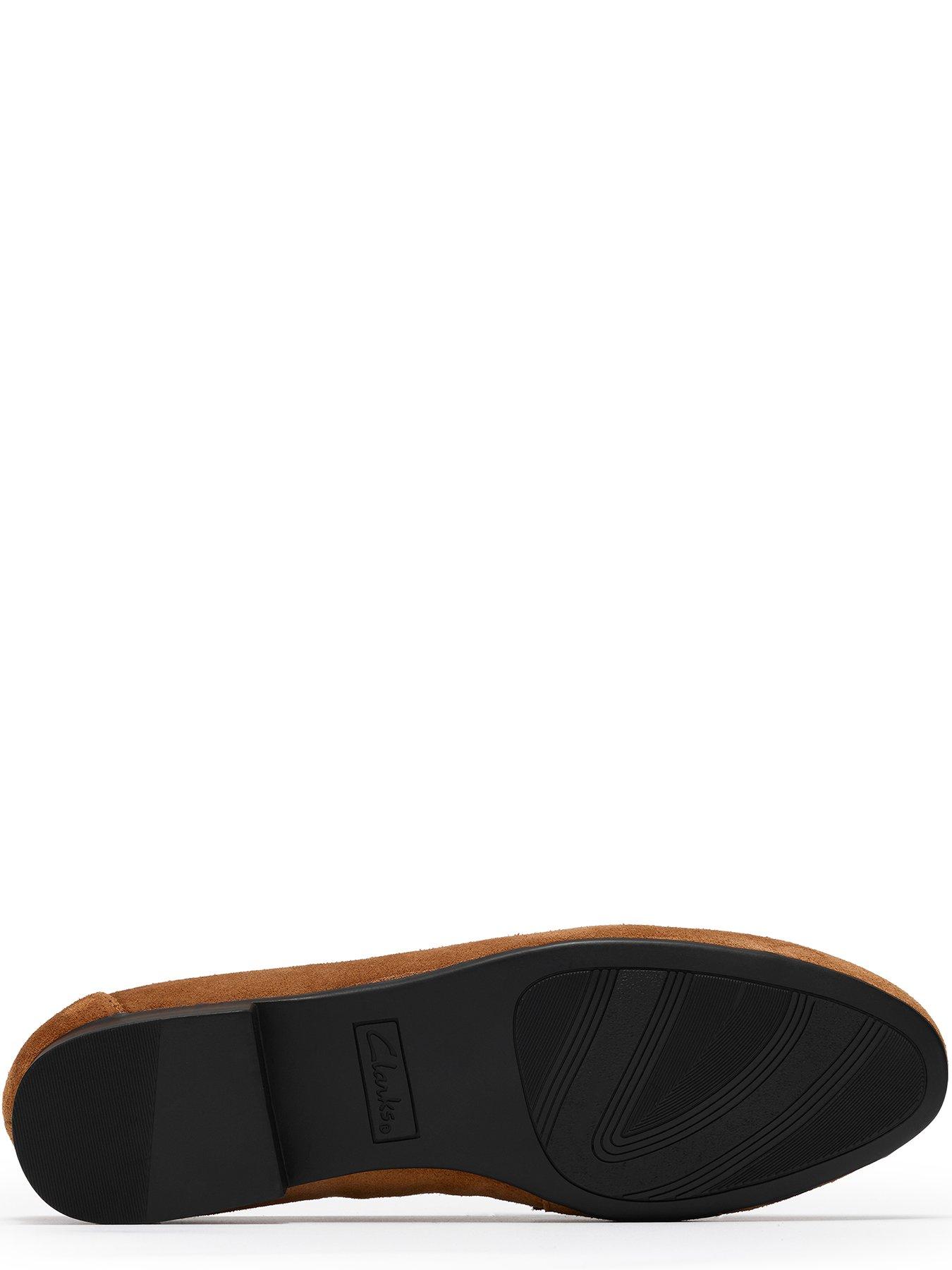 Image 5 of 6 of Clarks Tamna Strap Suede Loafer - Tan