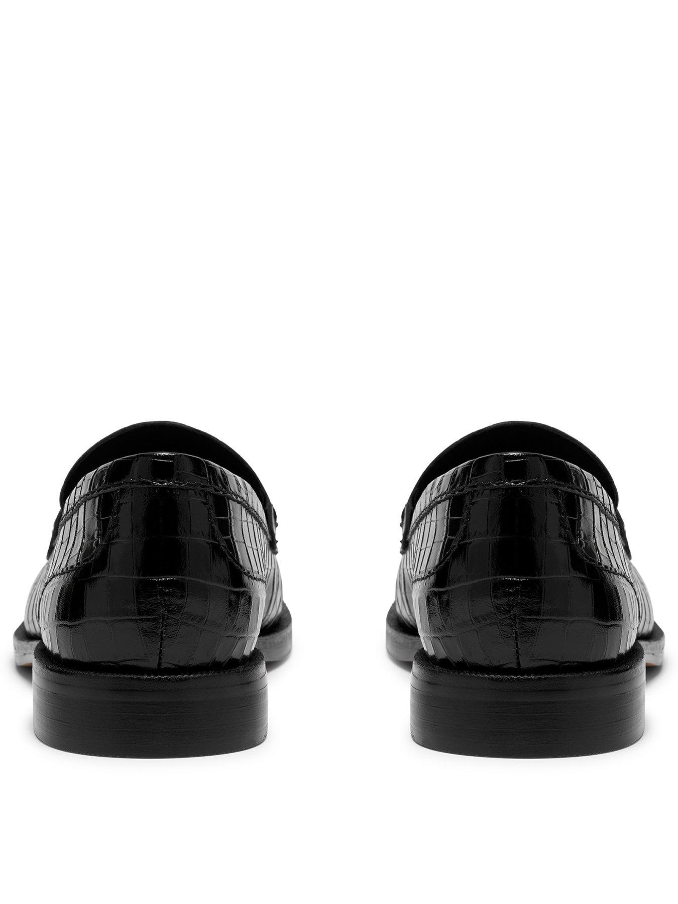 Image 3 of 6 of Clarks Straven2 Penny - Black Croc