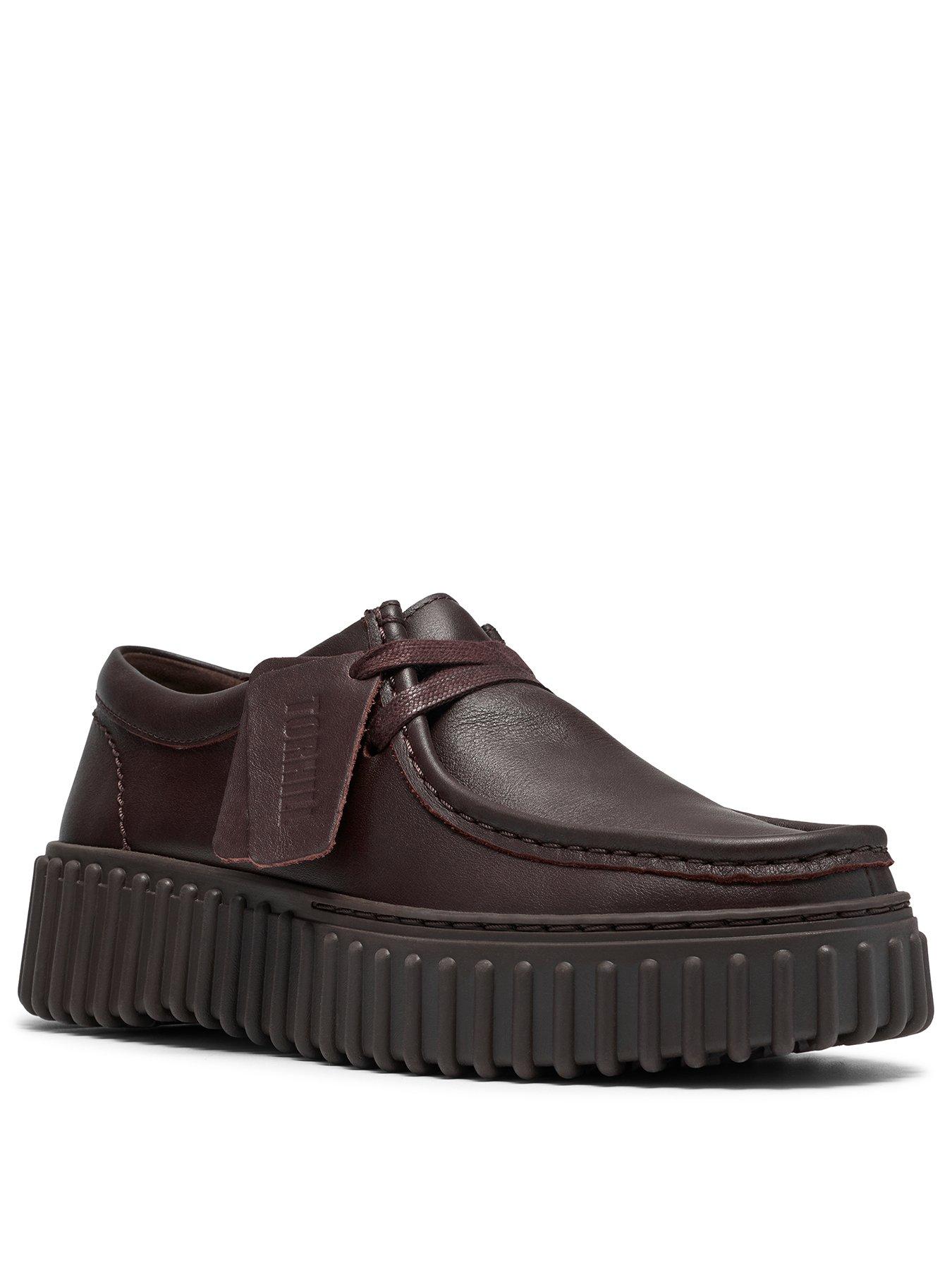Image 2 of 7 of Clarks Leather Torhill Bee Shoe - Dark Brown