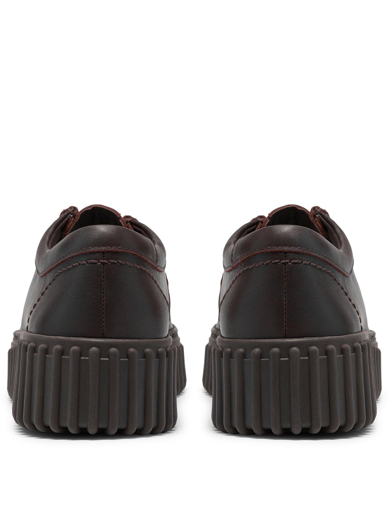 Image 3 of 7 of Clarks Leather Torhill Bee Shoe - Dark Brown