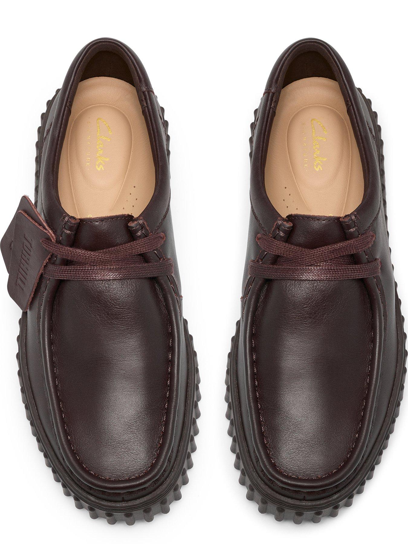 Image 4 of 7 of Clarks Leather Torhill Bee Shoe - Dark Brown