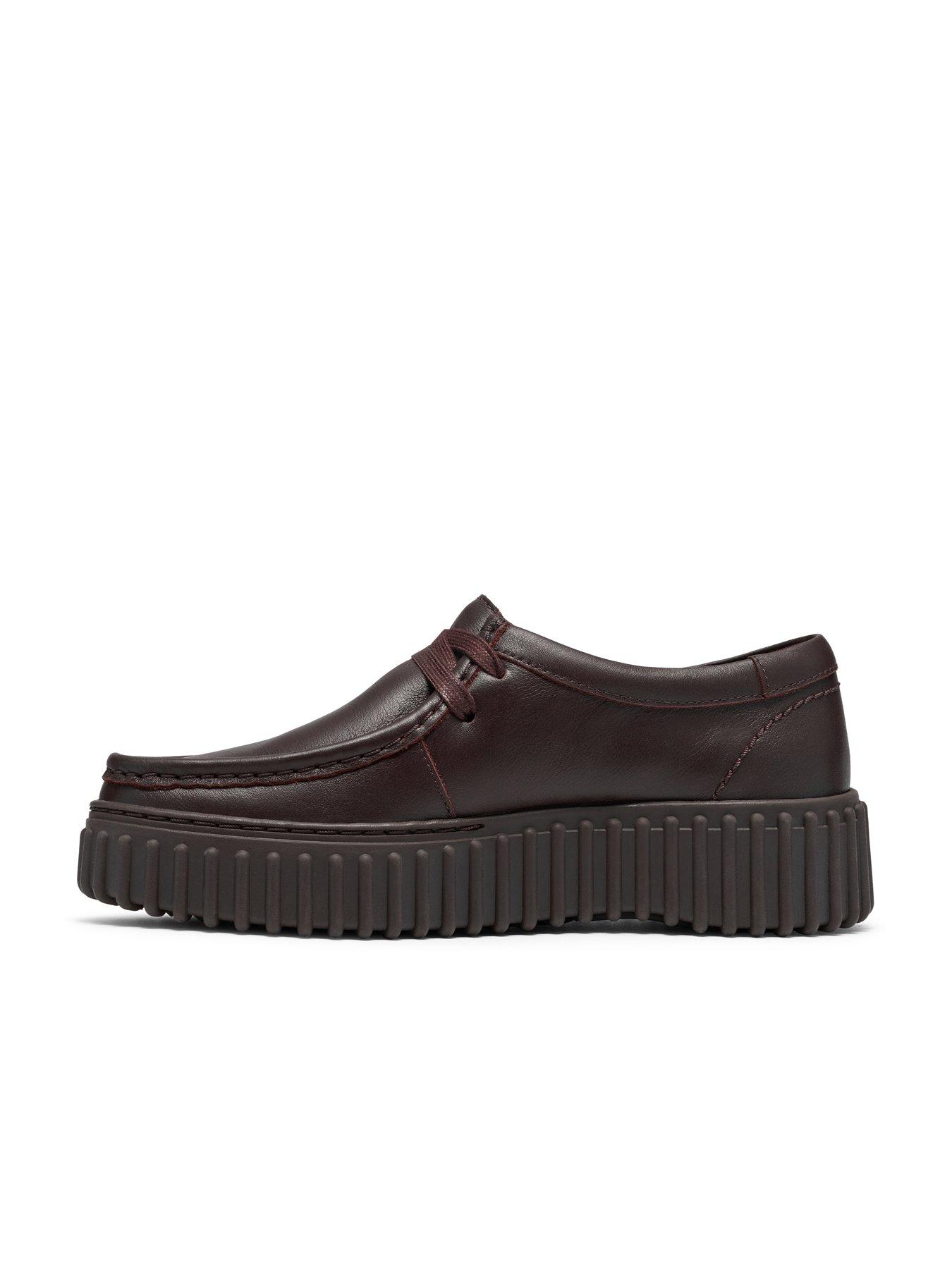 Image 6 of 7 of Clarks Leather Torhill Bee Shoe - Dark Brown