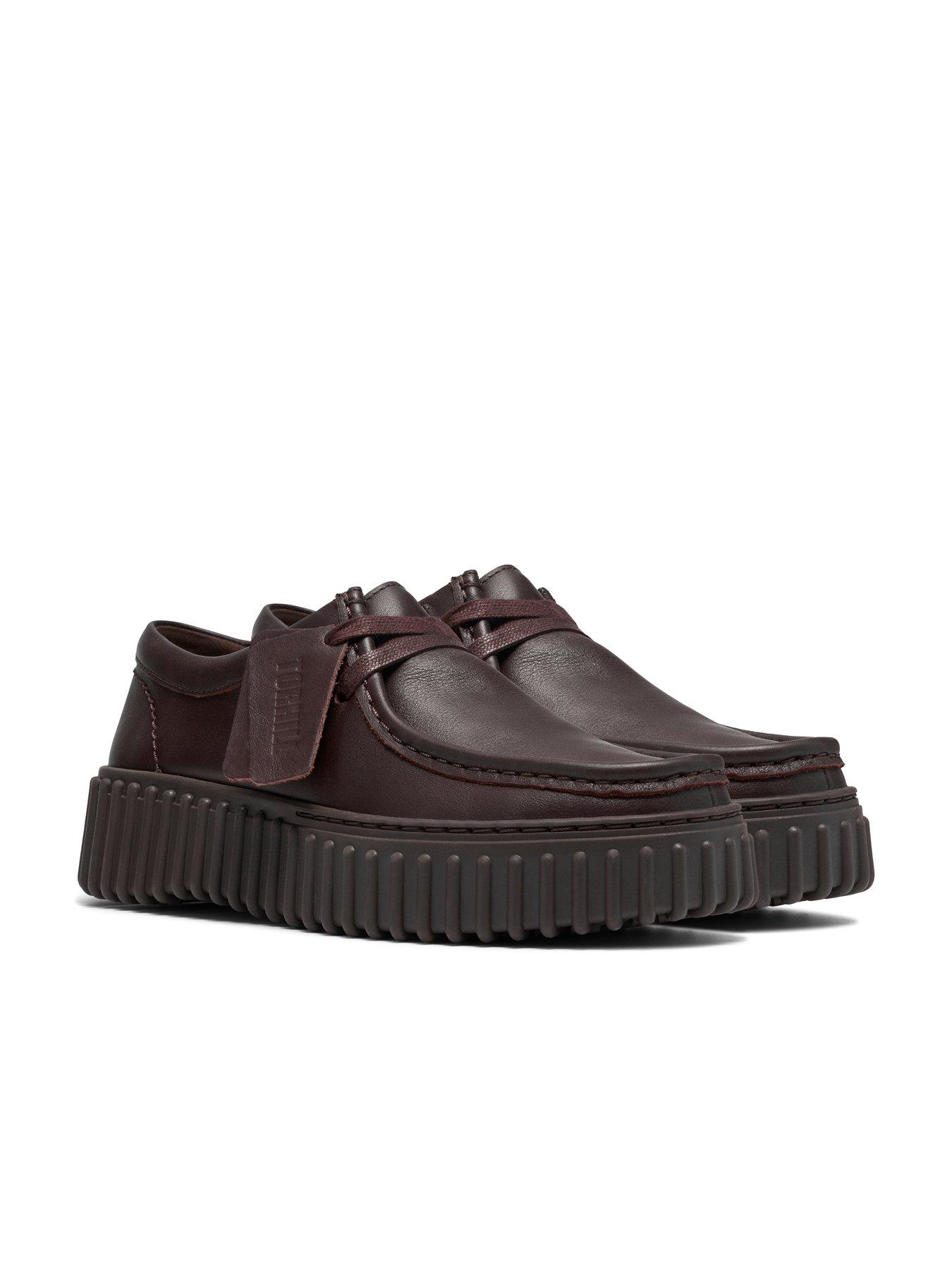 Image 7 of 7 of Clarks Leather Torhill Bee Shoe - Dark Brown