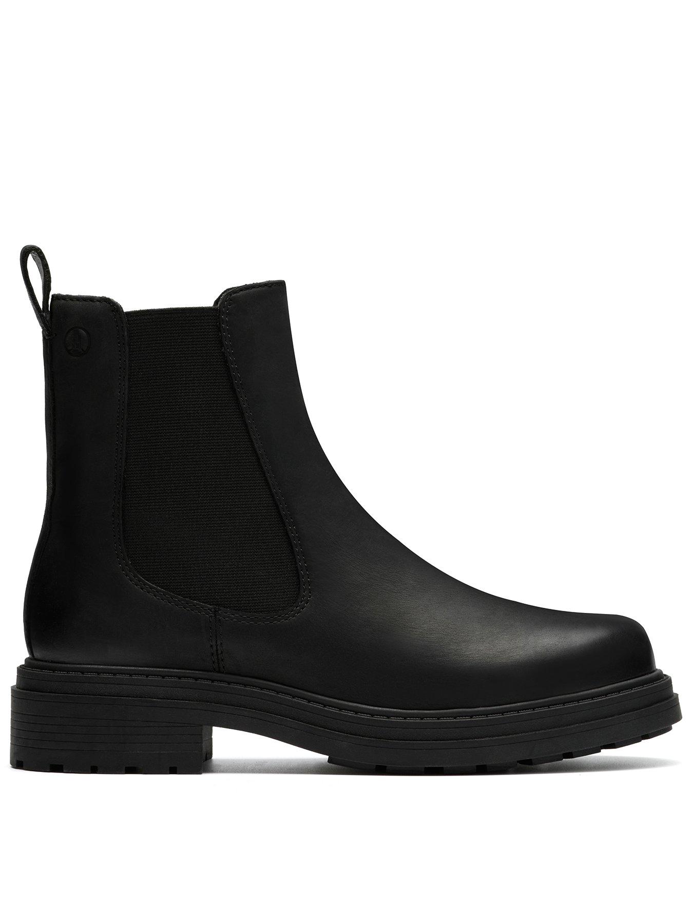 Clarks Wide Fit Orinoco 3 Top Boots - Black