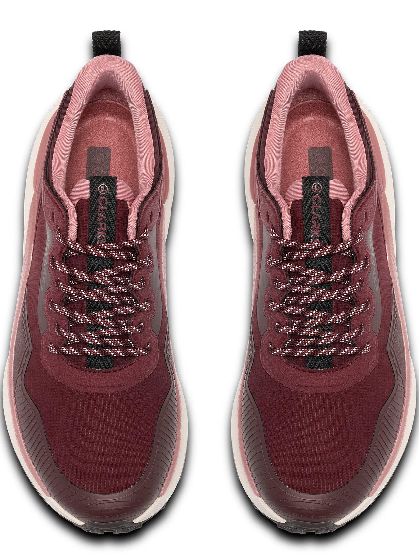 Image 4 of 6 of Clarks Pacetrailgowp Burgundy Trainer