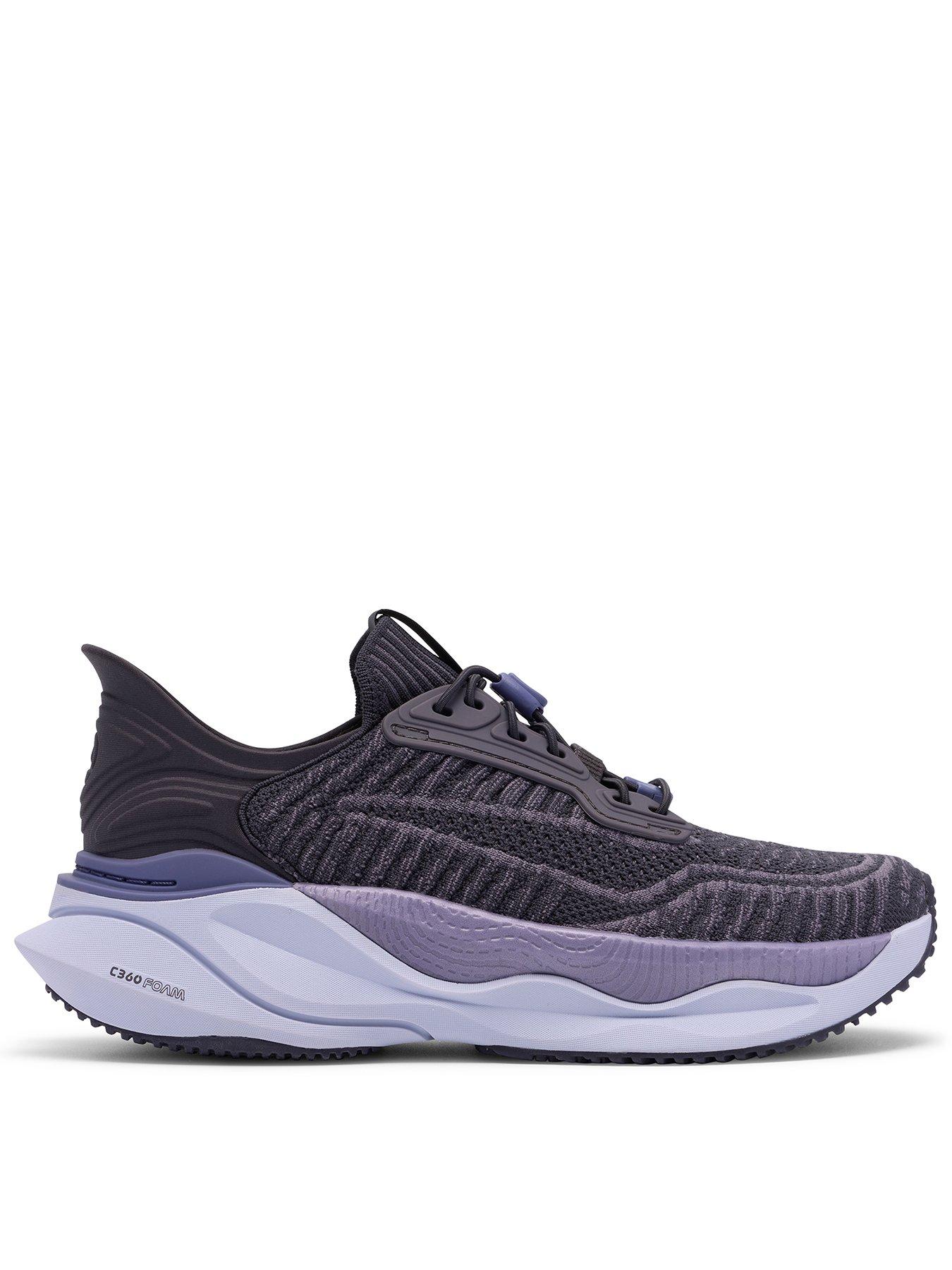 Image 1 of 6 of Clarks Pace Rise Trainer - Purple