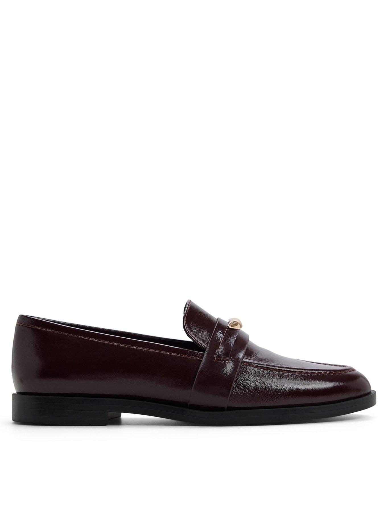 Image 1 of 5 of Aldo Ellya Slip&nbsp;On Loafers - Red