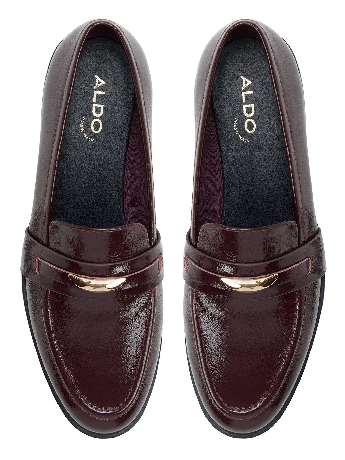Image 4 of 5 of Aldo Ellya Slip&nbsp;On Loafers - Red