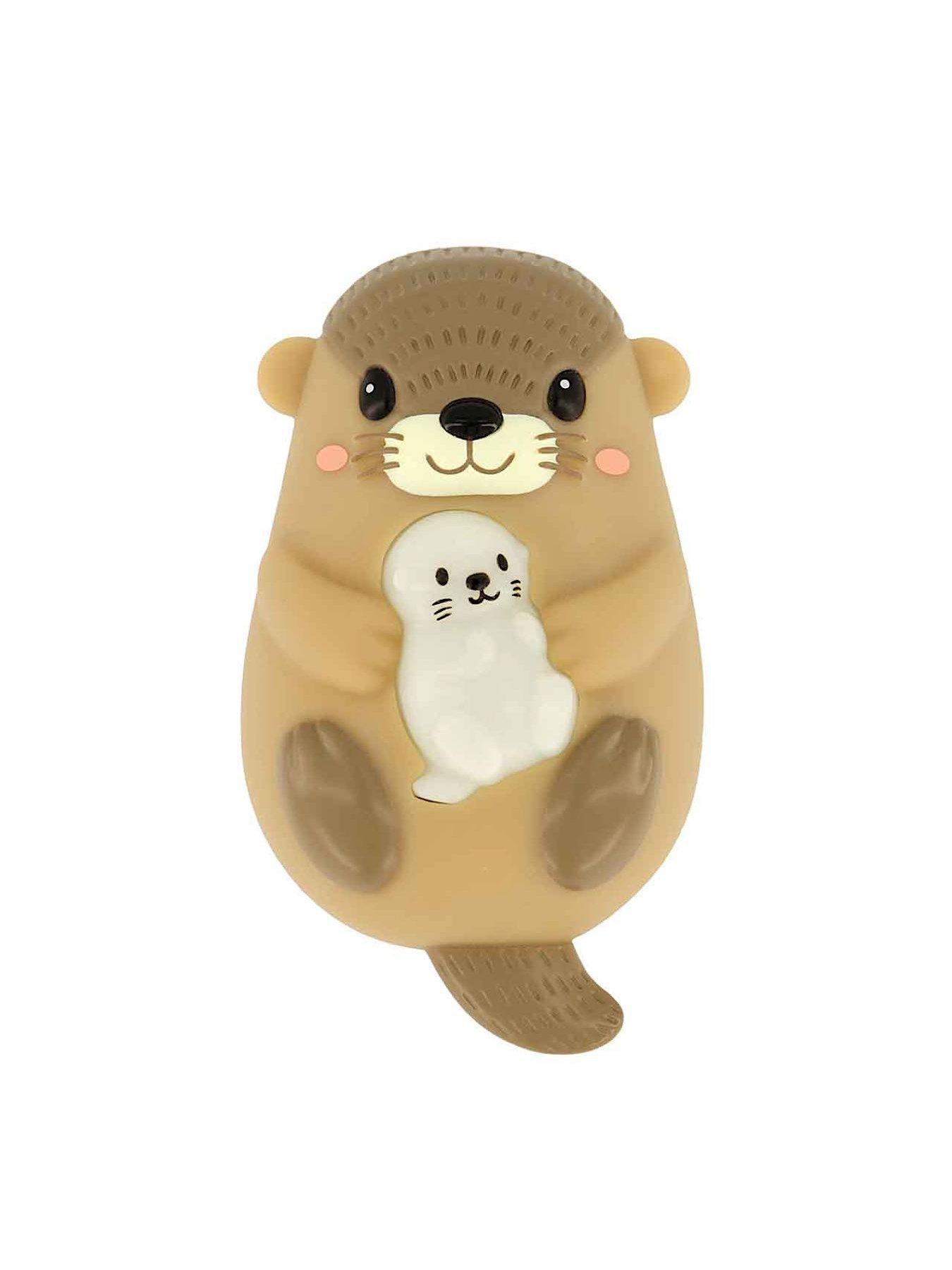 Image 5 of 7 of Infantino Otter Temperature Tester, Aquarium Bath Squirters X8, Glowing Jelly Light Bath Toy Bundle