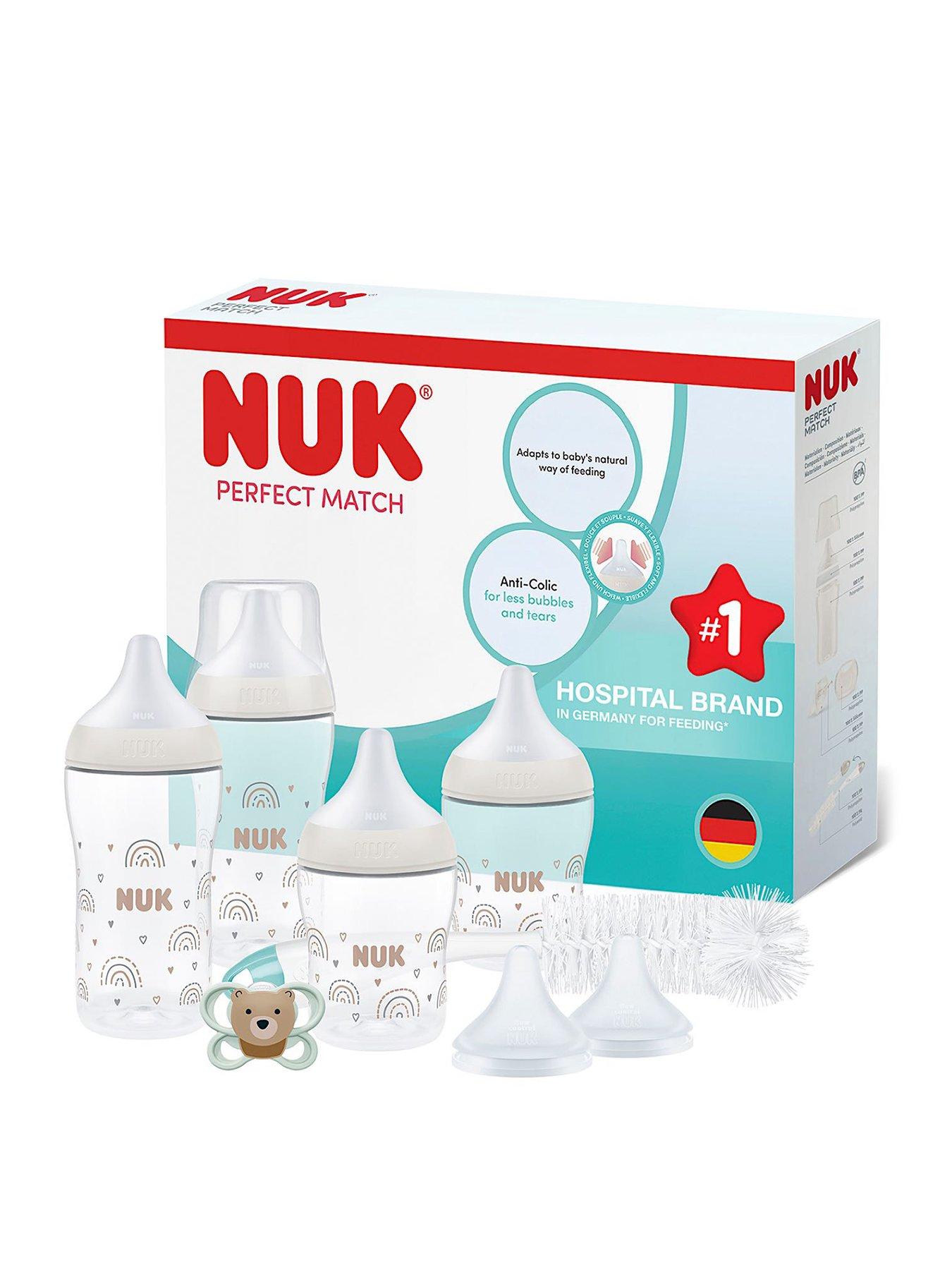 Image 1 of 6 of Nuk Perfect Match Perfect Start Bottle Set 0M+
