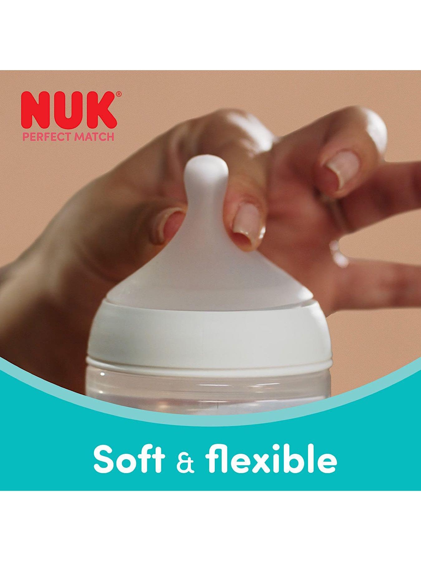 Image 4 of 6 of Nuk Perfect Match Perfect Start Bottle Set 0M+