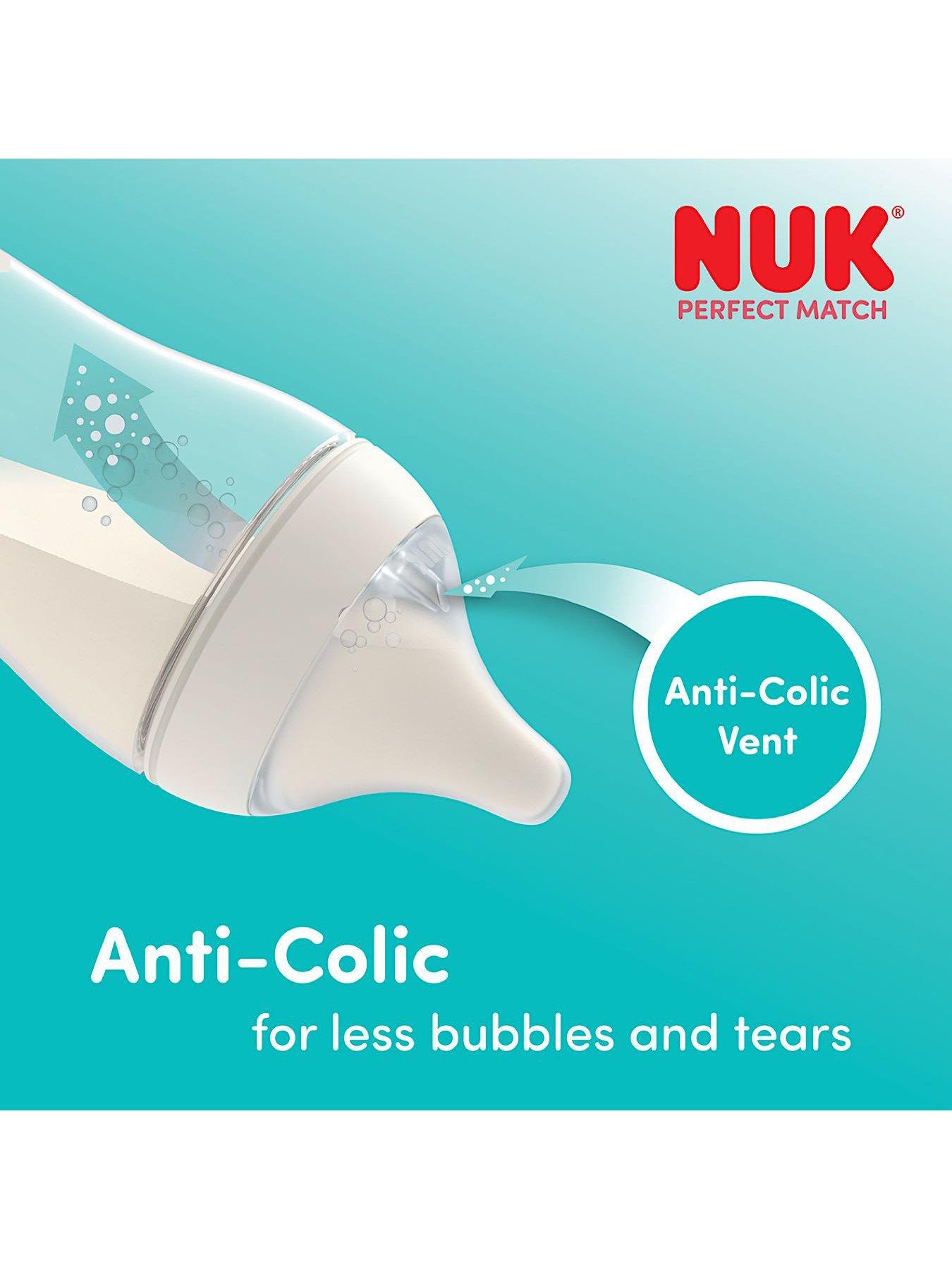 Image 6 of 6 of Nuk Perfect Match Perfect Start Bottle Set 0M+