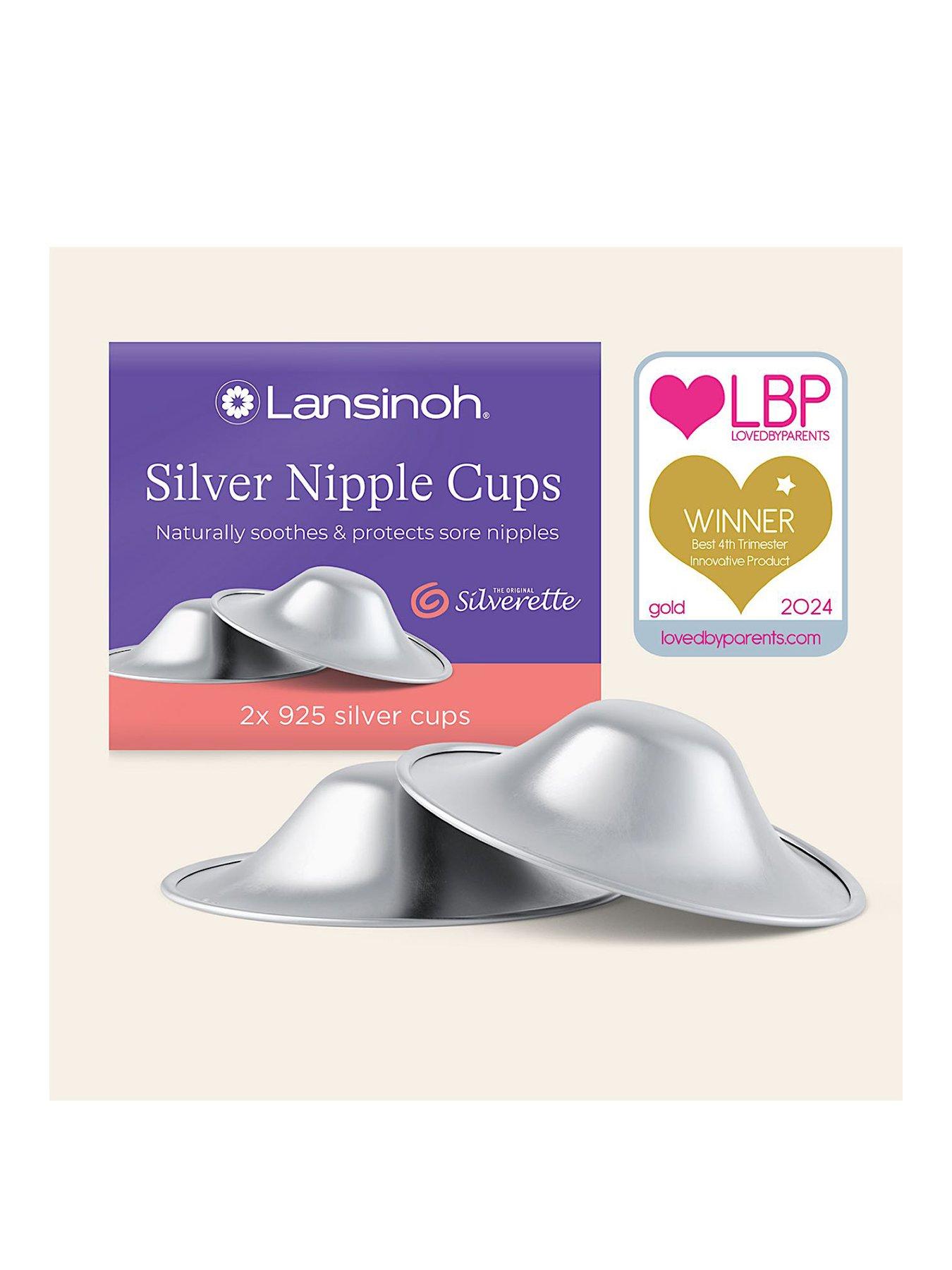 Lansinoh Silverette Nursing Cups, One Colour