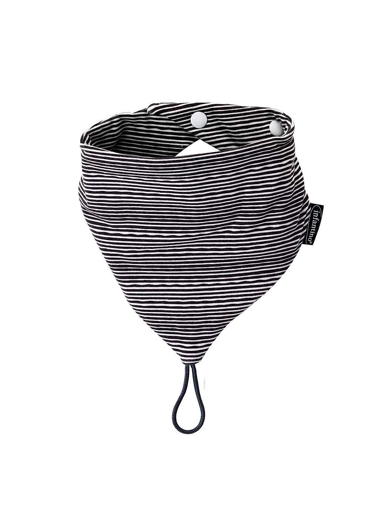 Image 3 of 3 of Infantino Bandana Teether & Pacigrip Bib 2 Pack (Dots & Stripes)
