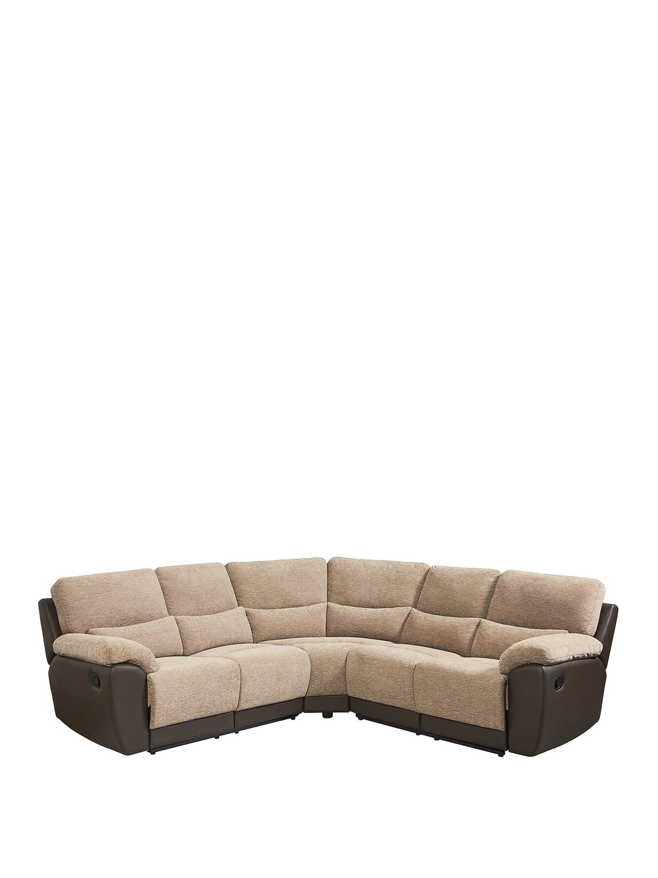 Image 2 of 5 of The Very Collection Santori Chenille Manual Recliner Corner Group