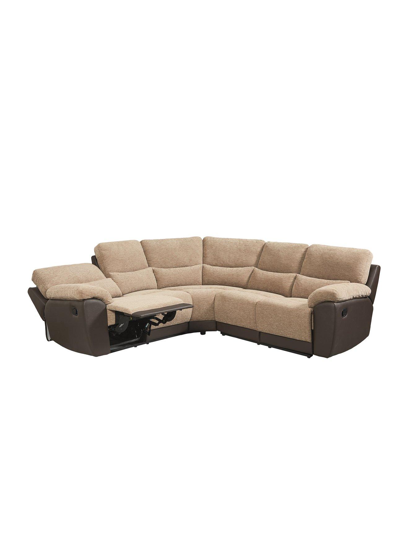 Image 3 of 5 of The Very Collection Santori Chenille Manual Recliner Corner Group