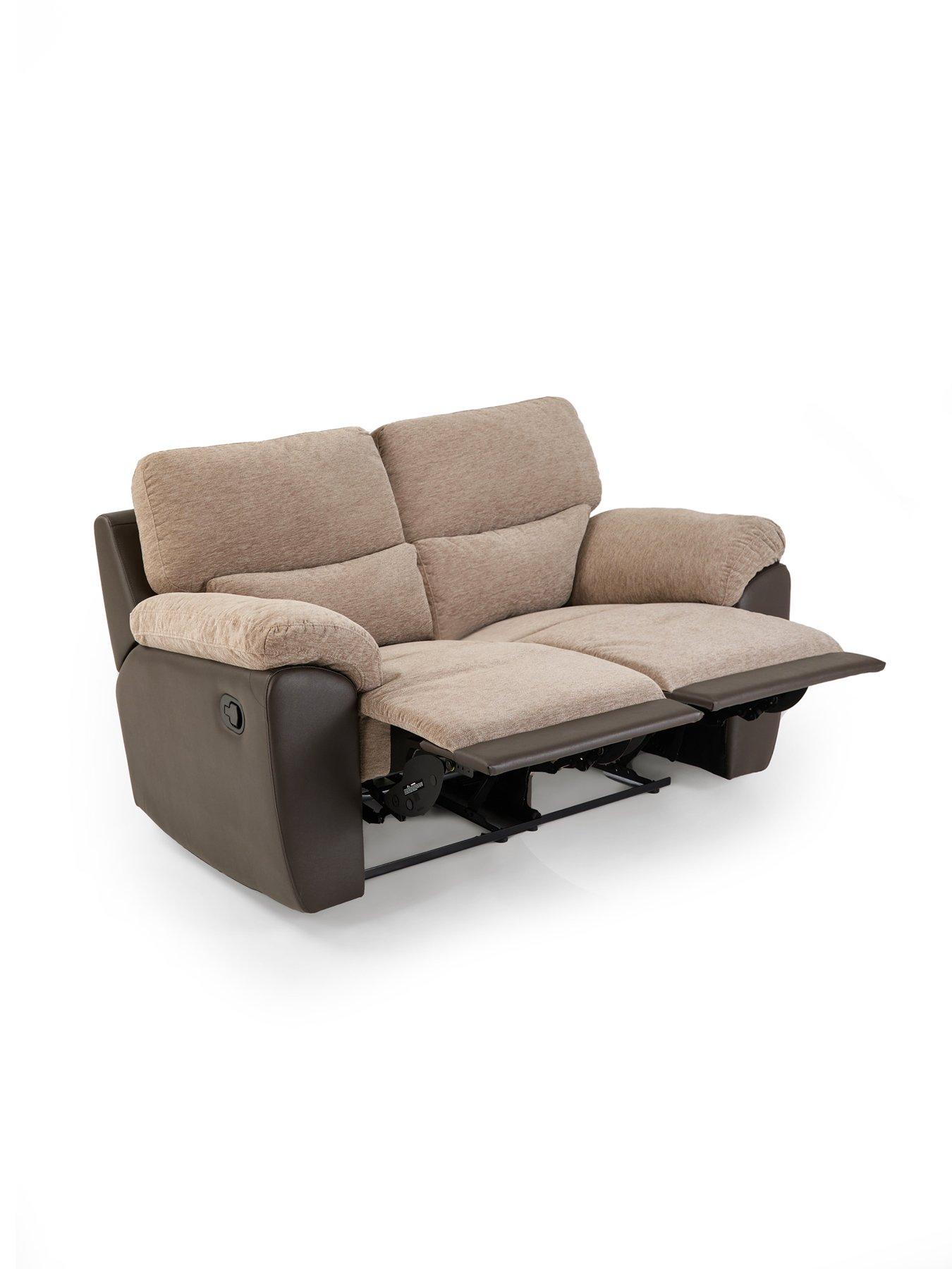 Image 4 of 7 of The Very Collection Santori Chenille 2 Seater Manual Recliner Sofa