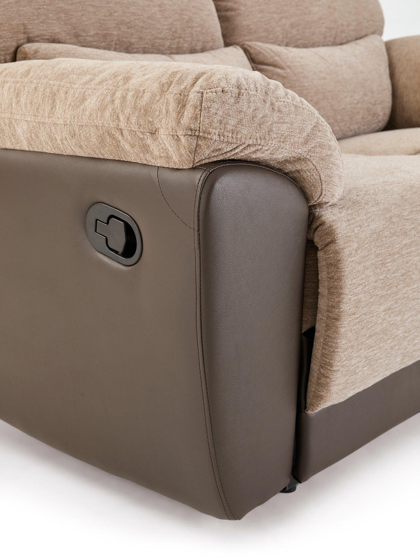 Image 5 of 7 of The Very Collection Santori Chenille 2 Seater Manual Recliner Sofa