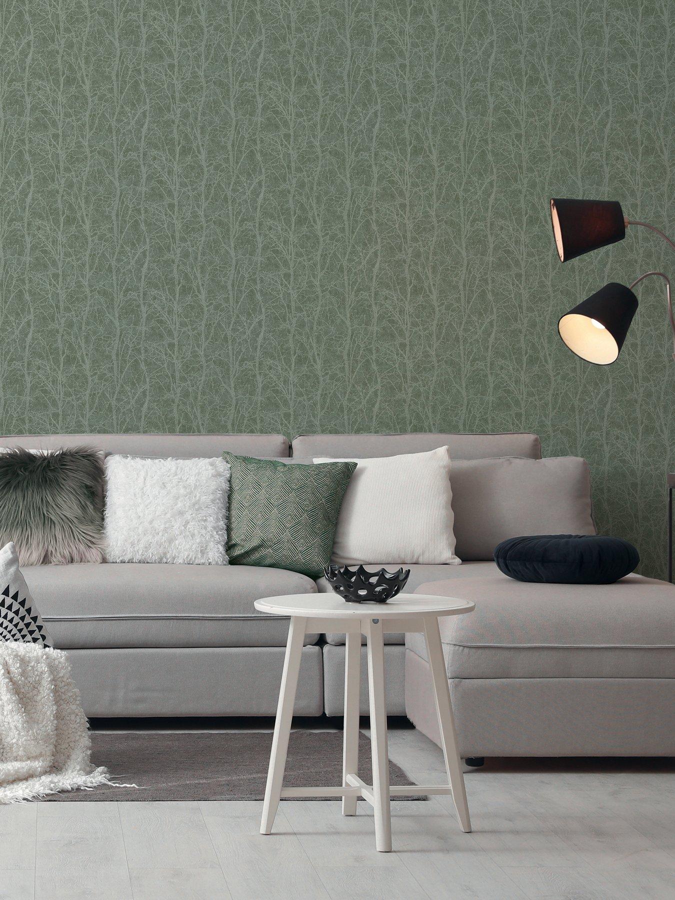AS Creation Metropolitan Vibes Trees Grey Non woven Wallpaper