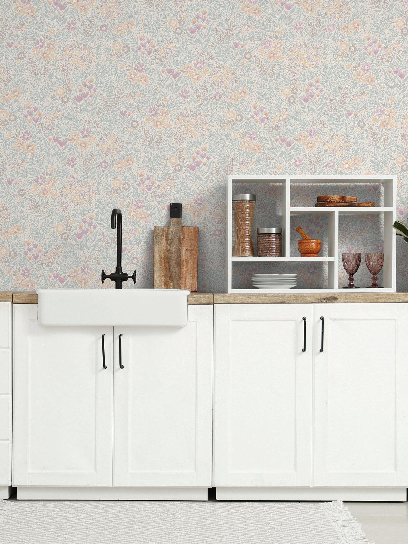 Image 1 of 4 of AS Creation Attractive Sweet Bloom Multi Wallpaper