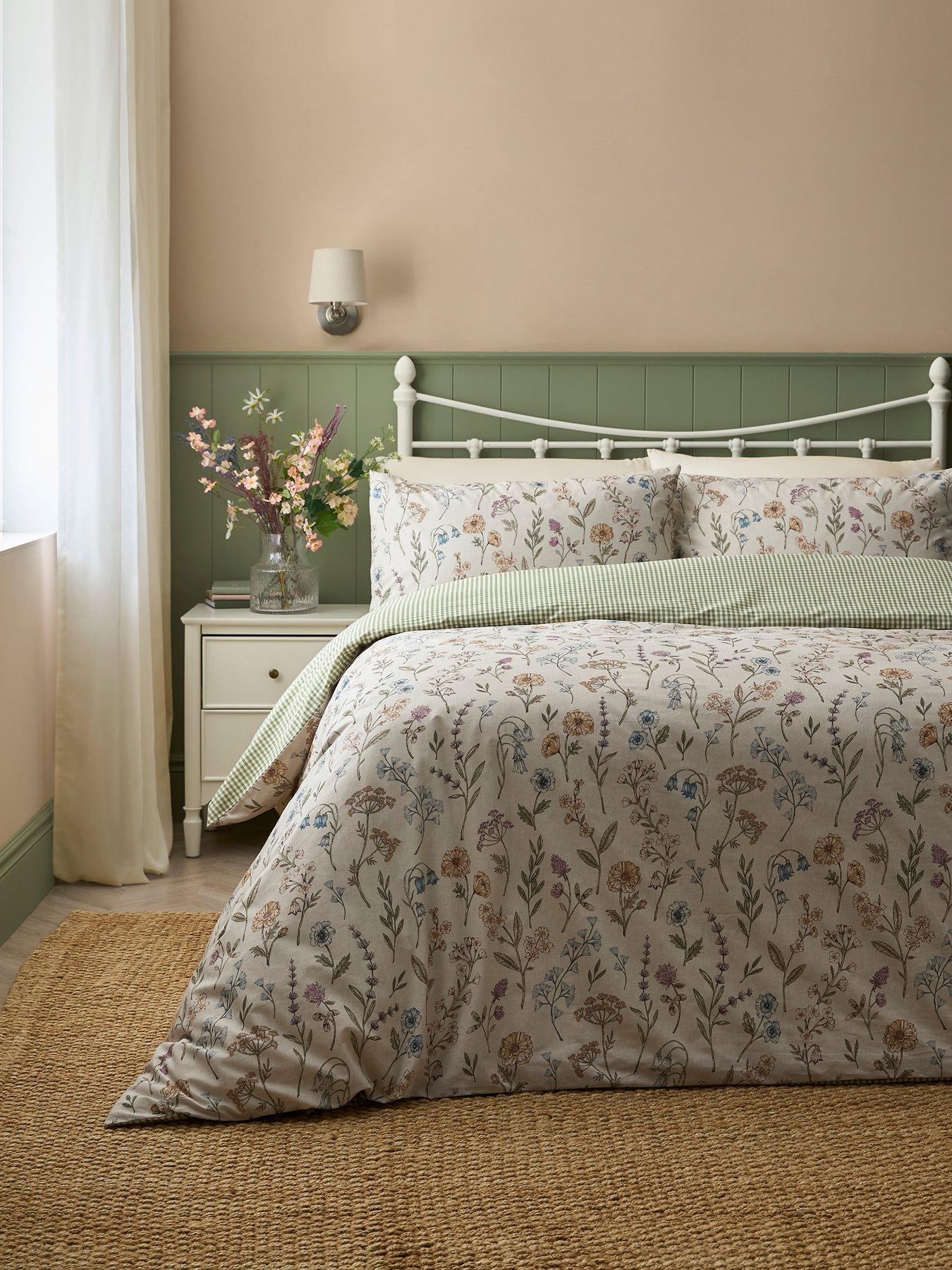 D & D Meadow Floral Duvet Cover Set in Multi - Super King | TJ Hughes - Image 6