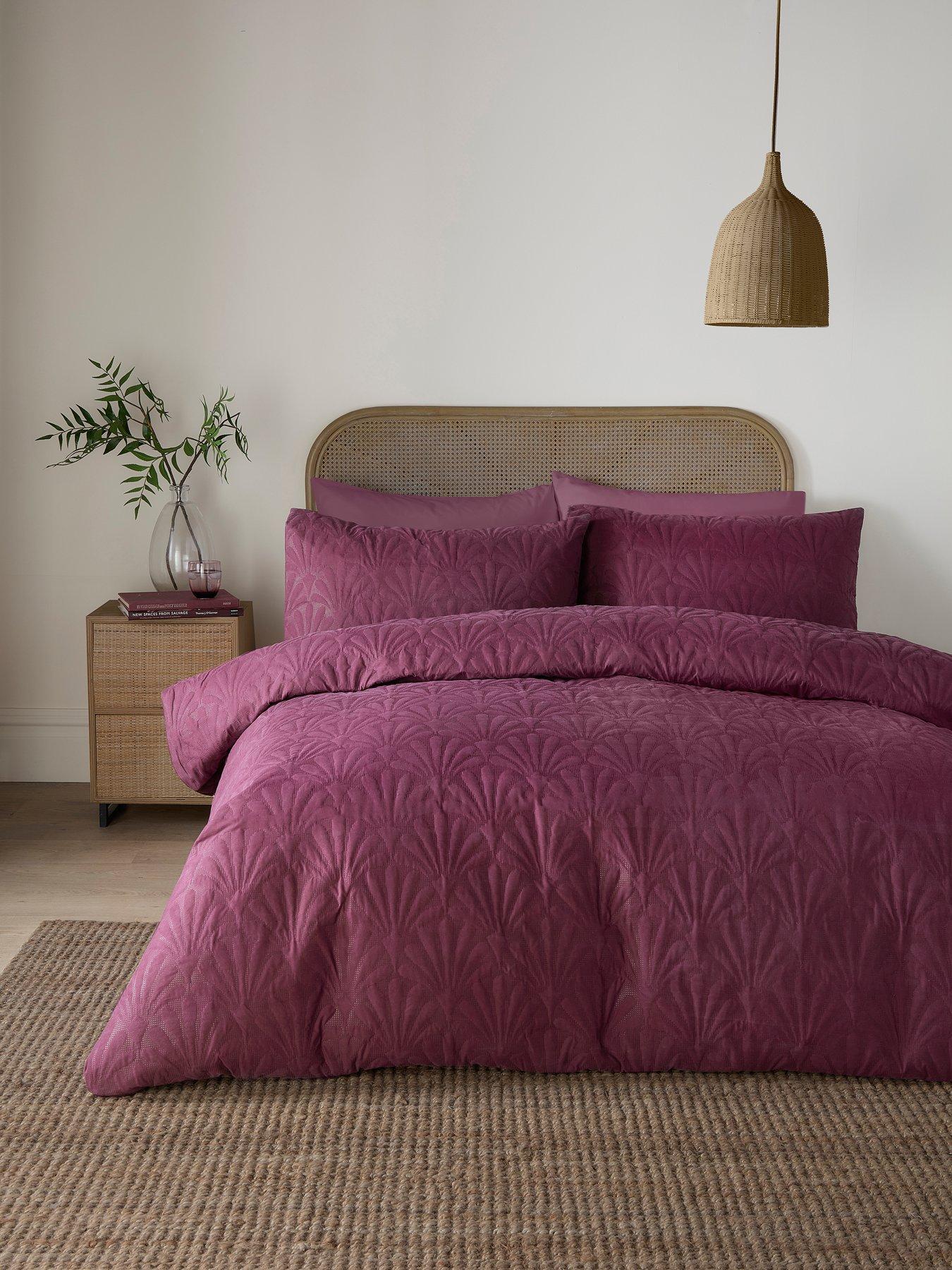 Serene Cavali Duvet Cover Set in Berry - Double | TJ Hughes - Image 4