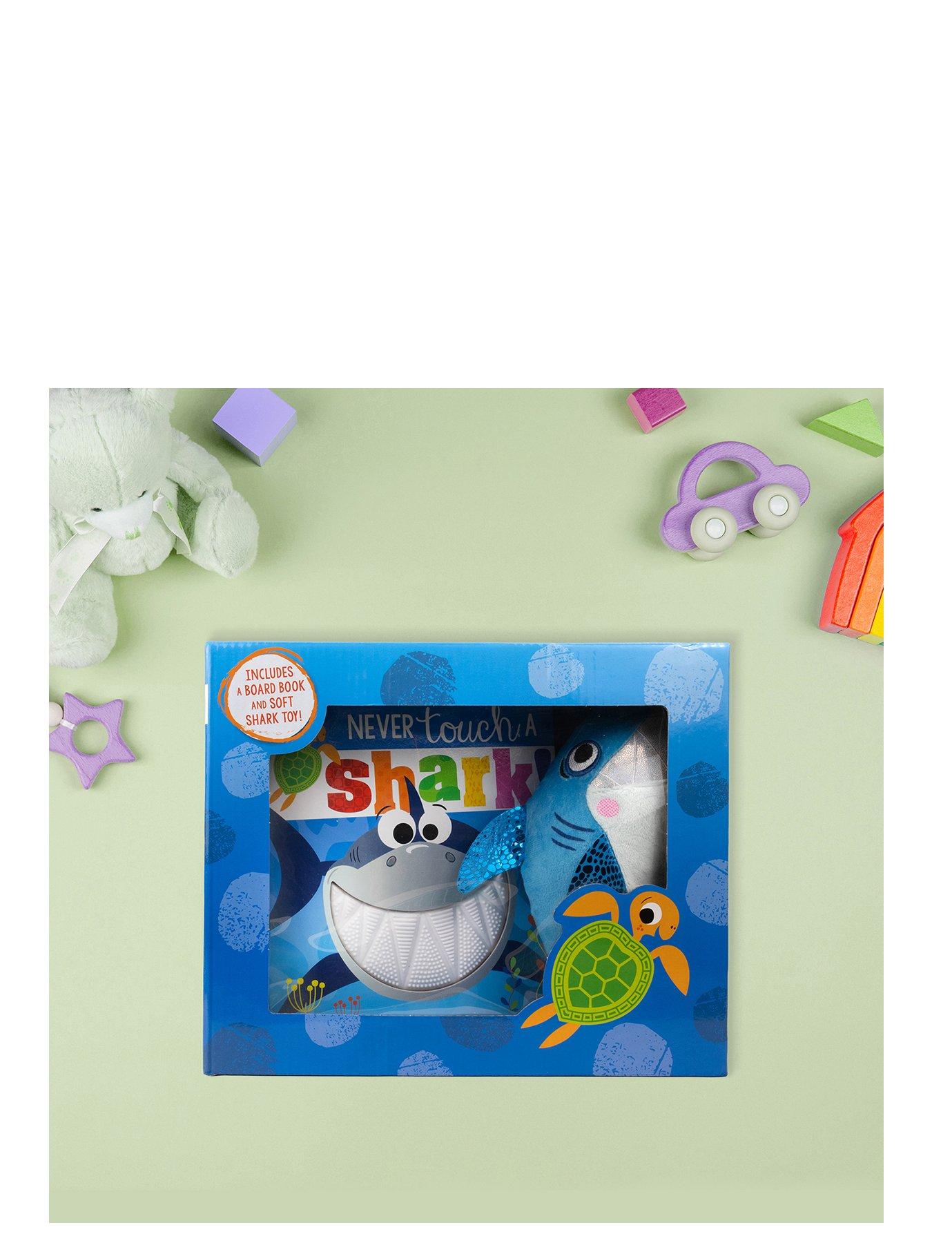 Image 1 of 5 of Touch-And-Feel Never Touch A Shark Book And Plush Box Set