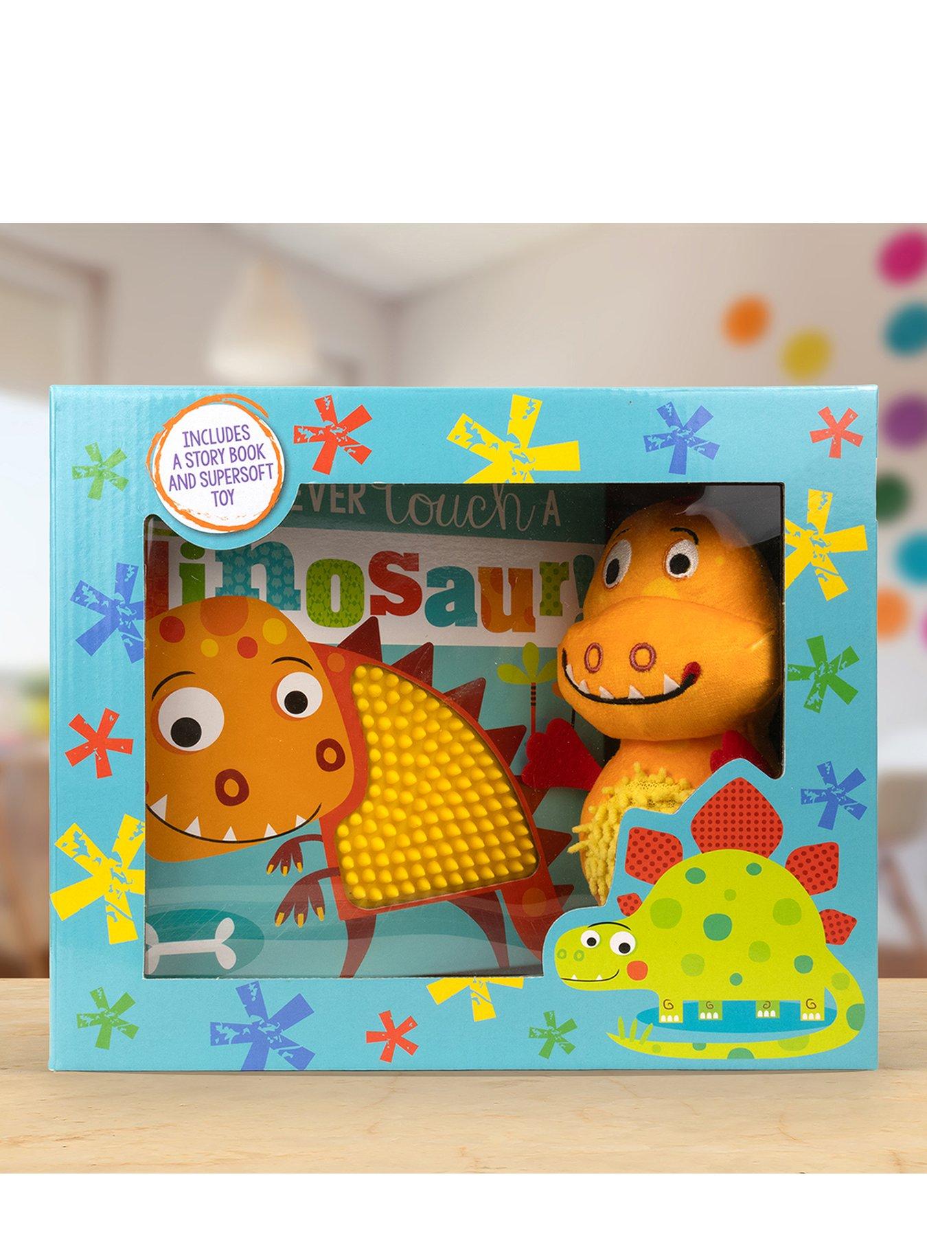Image 1 of 5 of Never Touch a Dinosaur Book and Plush Boxset