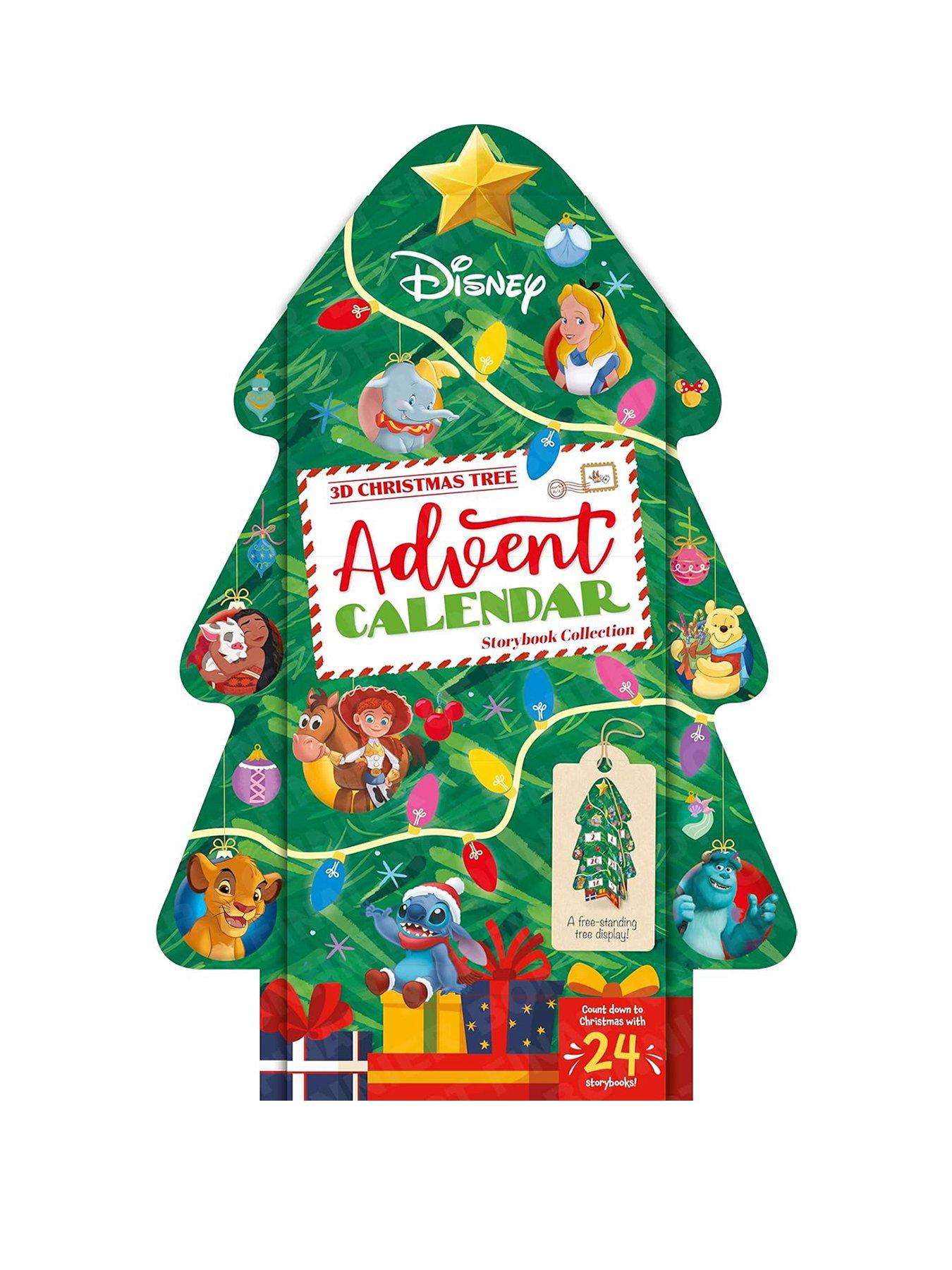 Image 1 of 4 of Disney Disney 24-Book 3D Christmas Tree Advent Calendar Storybooks