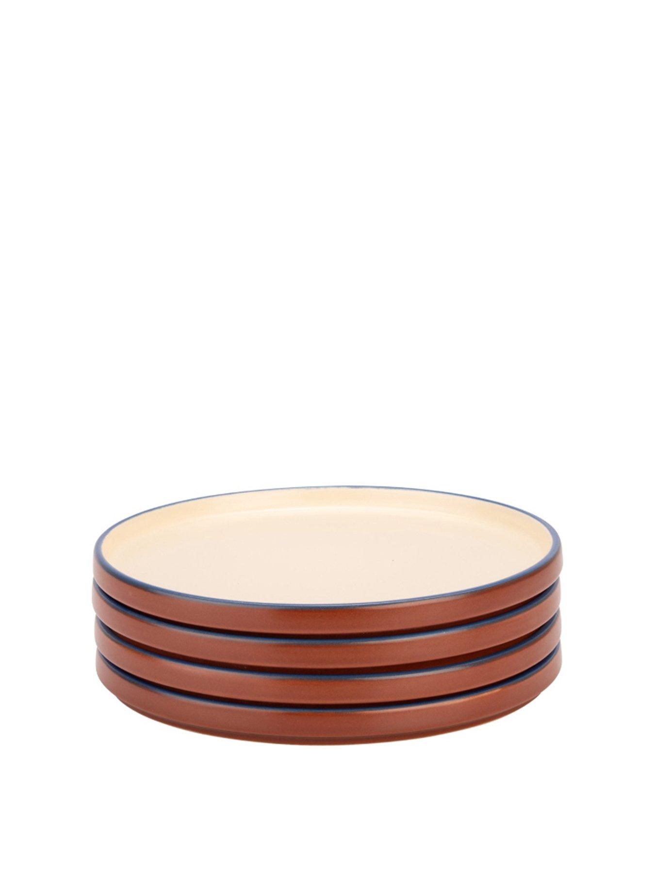 Image 2 of 5 of Made Made Modern Studio Side Plate Brown  4pk