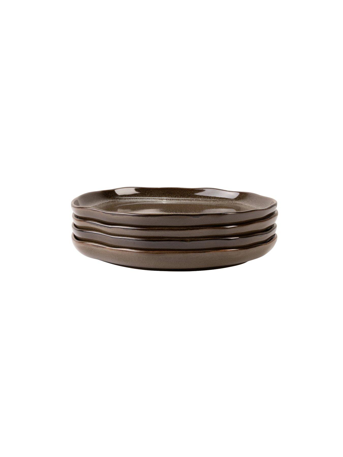 Image 5 of 6 of Made Made Travellers Rest Dinner Plate Brown 4pk