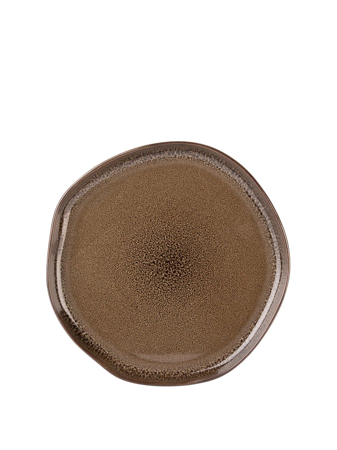 Image 2 of 7 of Made Made Travellers Rest Side Plate Brown 4pk