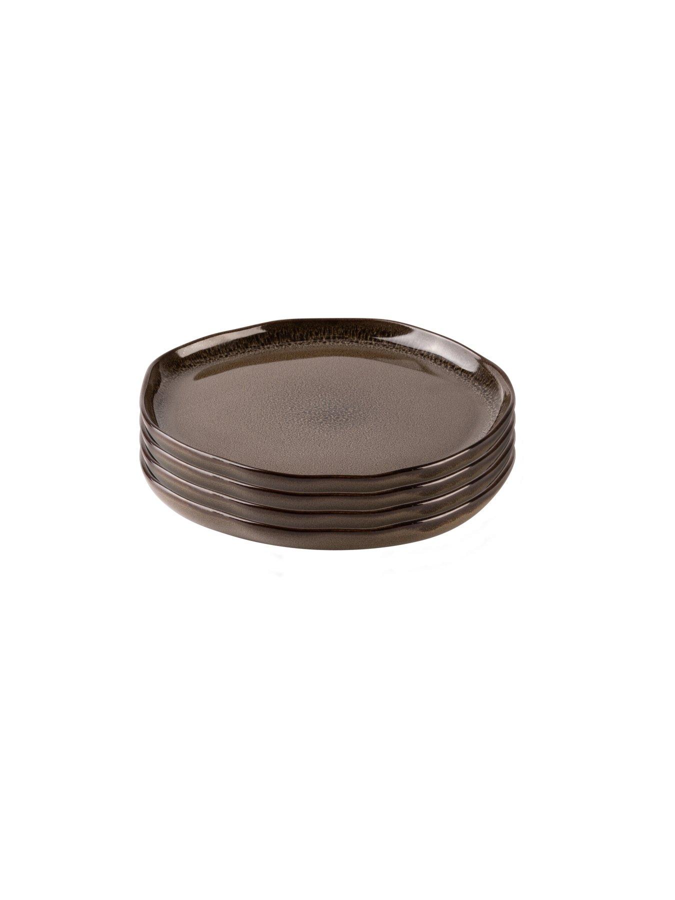 Image 3 of 7 of Made Made Travellers Rest Side Plate Brown 4pk