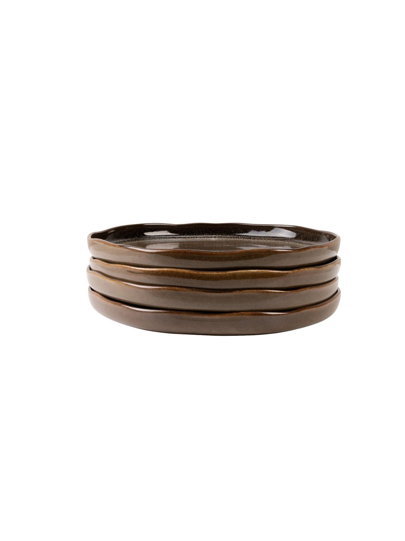 Image 5 of 7 of Made Made Travellers Rest Side Plate Brown 4pk