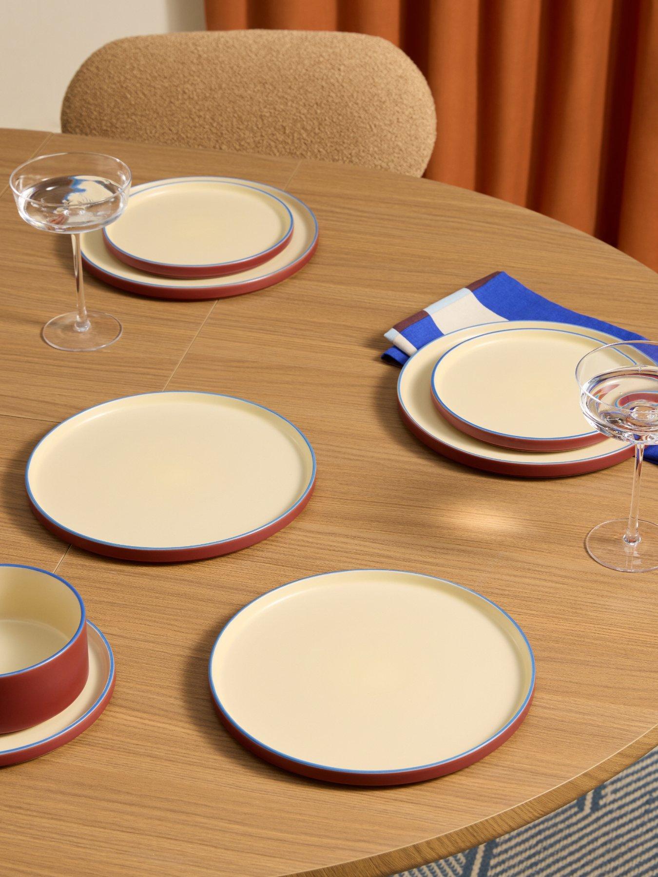 Image 1 of 5 of Made Made Modern Studio Dinner Plate Brown  4pk