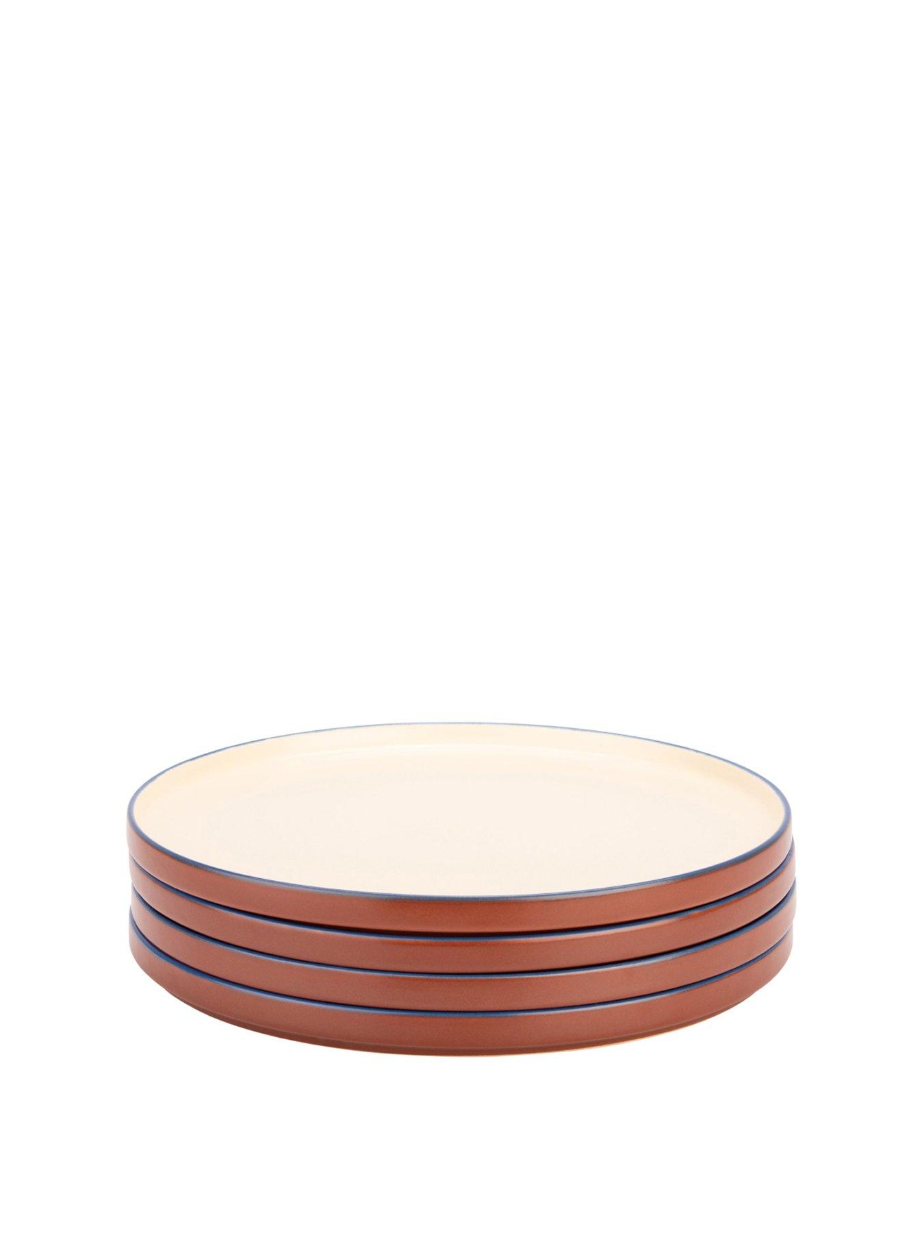 Image 2 of 5 of Made Made Modern Studio Dinner Plate Brown  4pk