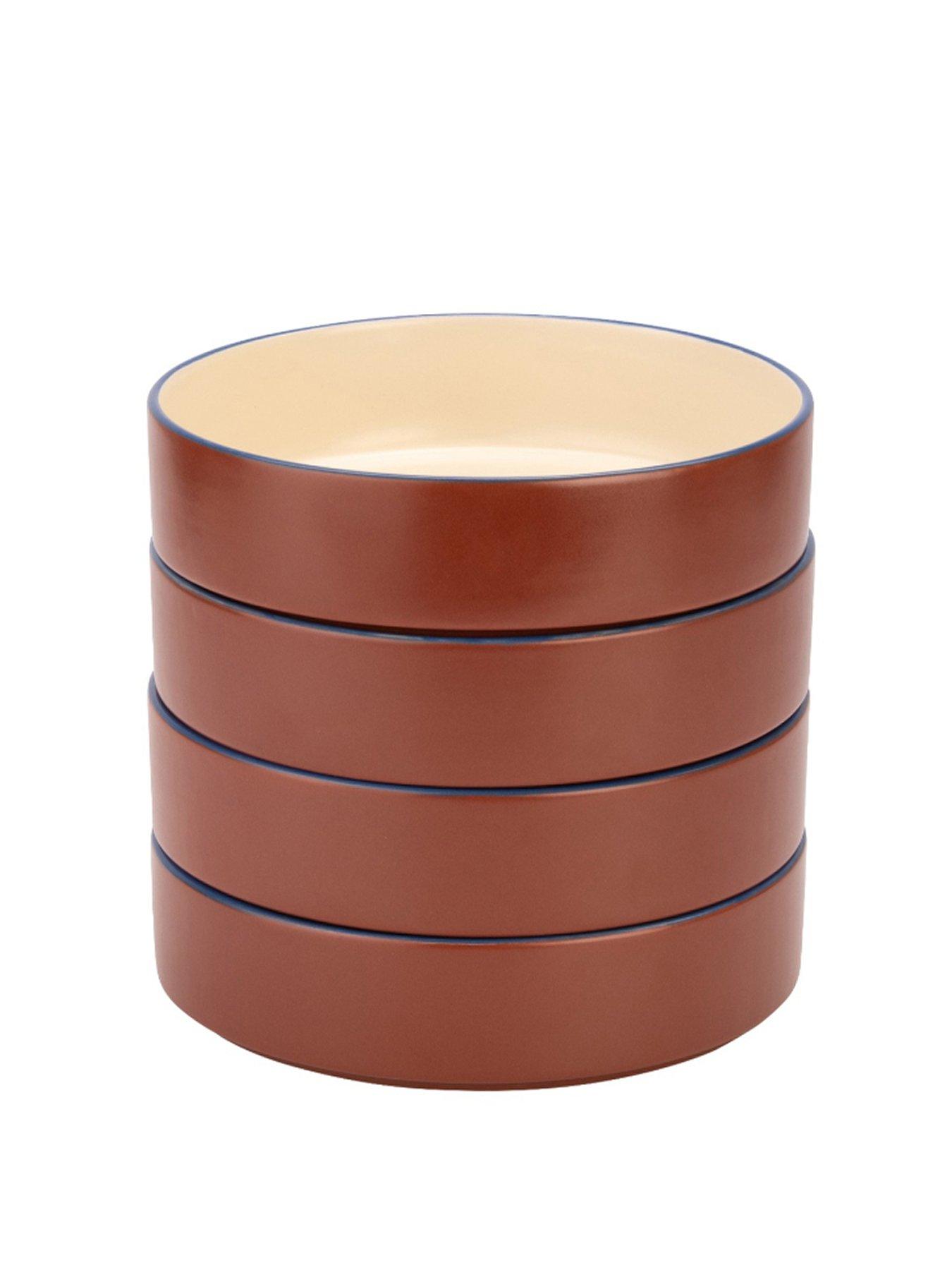 Image 2 of 7 of Made Modern Studio Pasta Bowl Brown  4pk