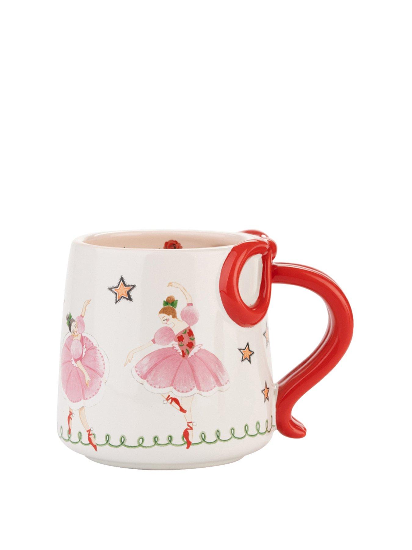 Cath Kidston Ck Ballerina Bow Handle Billie Mug