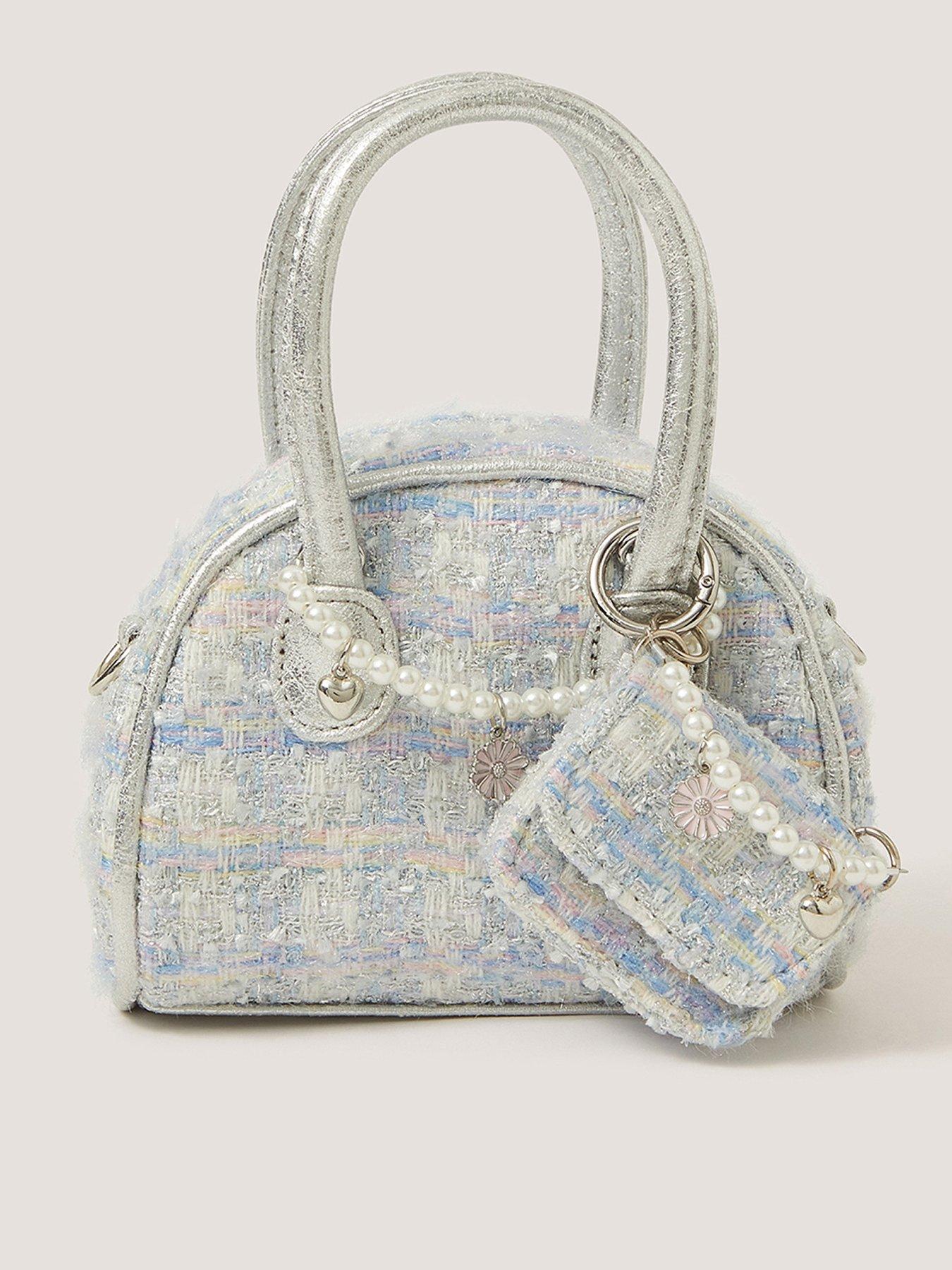 Image 1 of 4 of Monsoon Girls Lucy Boucle Charm Bag - Multi