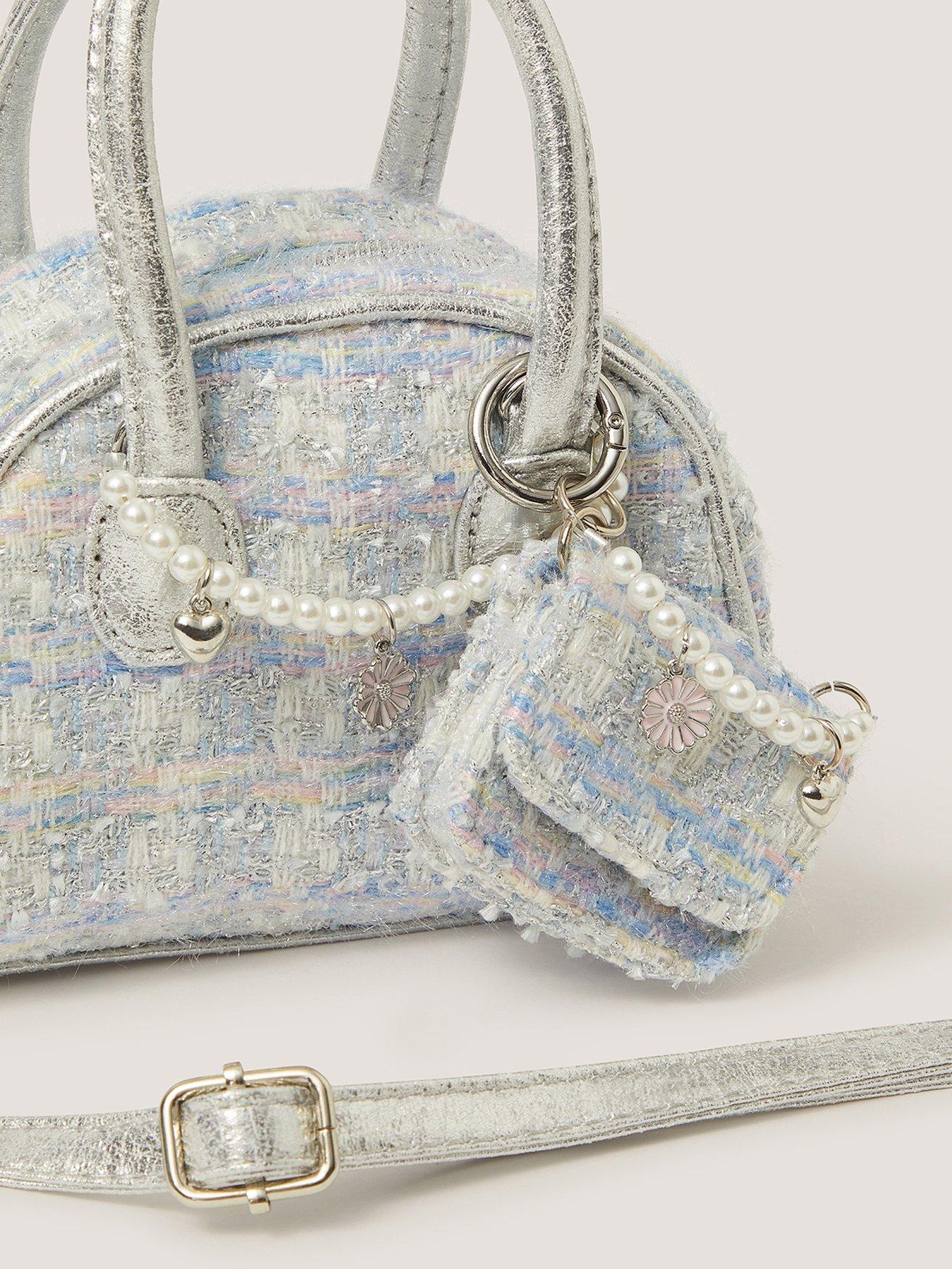 Image 3 of 4 of Monsoon Girls Lucy Boucle Charm Bag - Multi