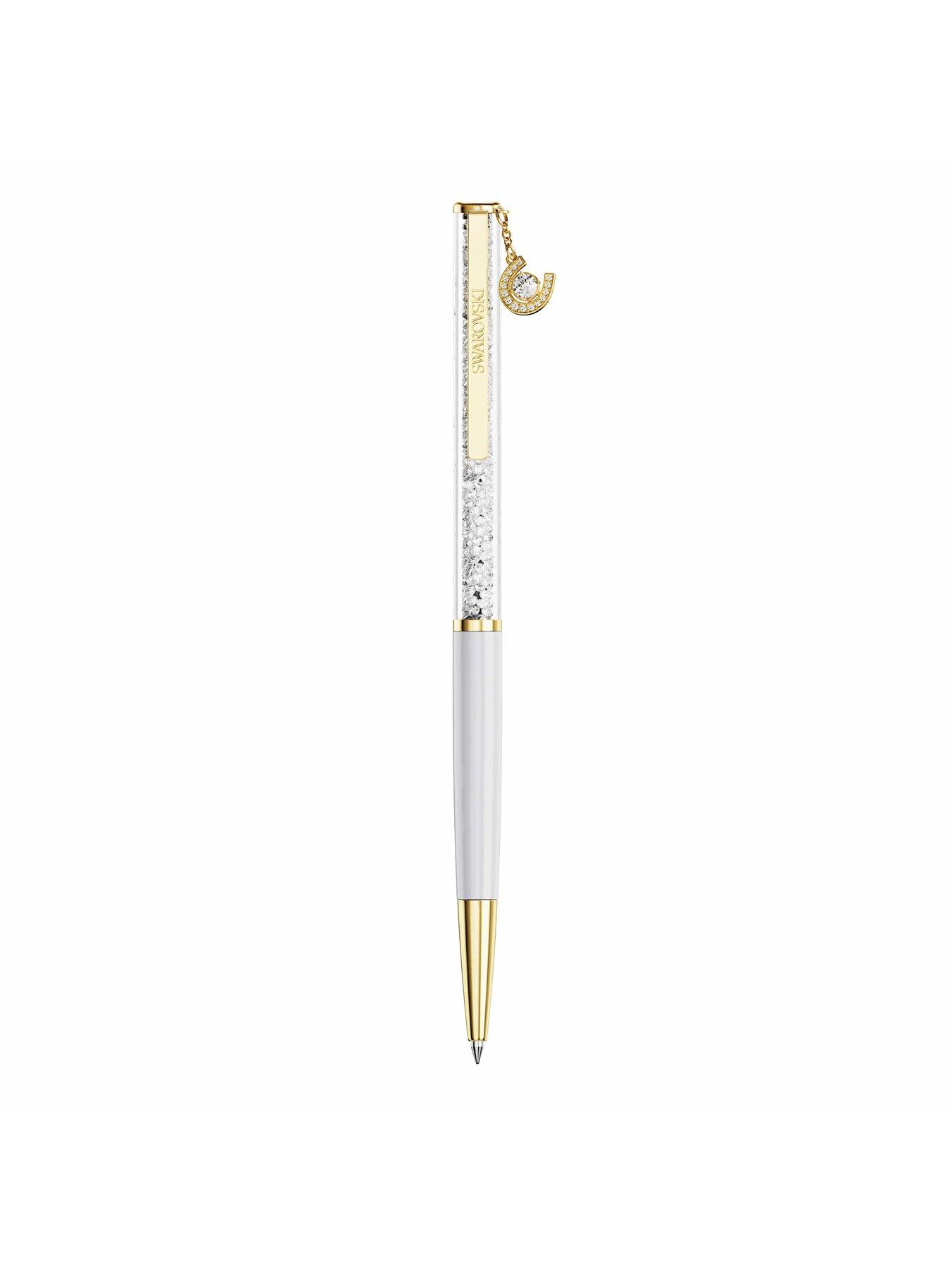 Image 2 of 4 of Swarovski Crystalline Ballpoint Horseshoe Pen - White