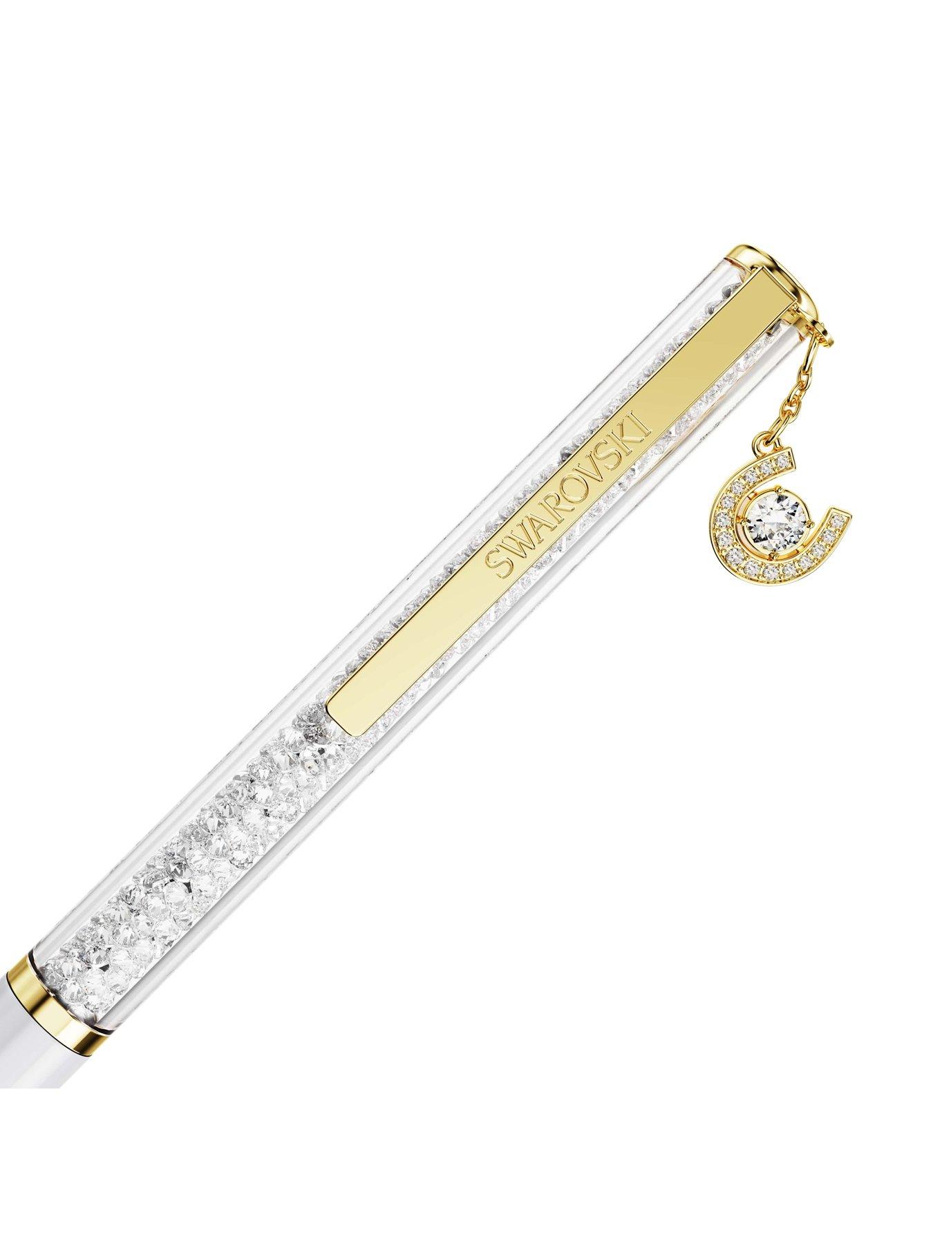 Image 3 of 4 of Swarovski Crystalline Ballpoint Horseshoe Pen - White