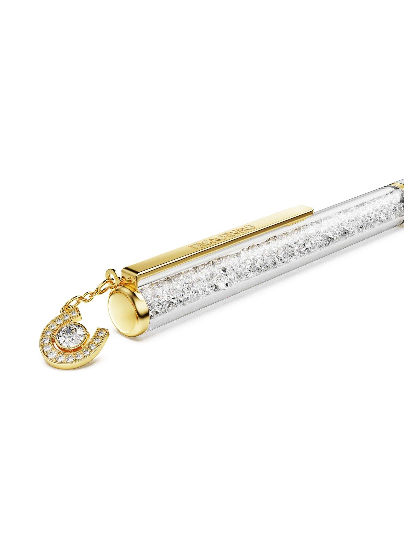 Image 4 of 4 of Swarovski Crystalline Ballpoint Horseshoe Pen - White