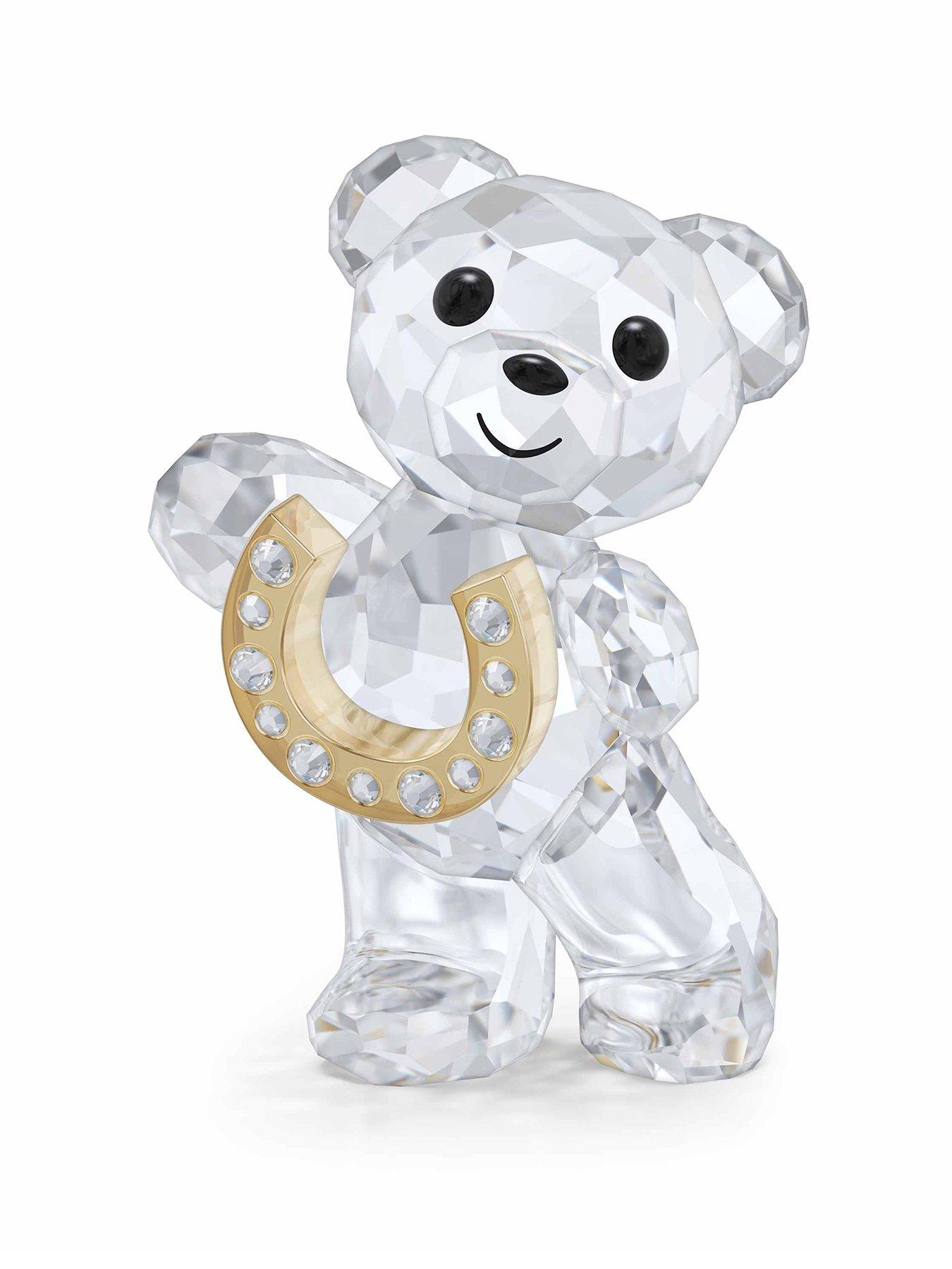 Image 1 of 4 of Swarovski Kris Bear Lucky Horseshoe